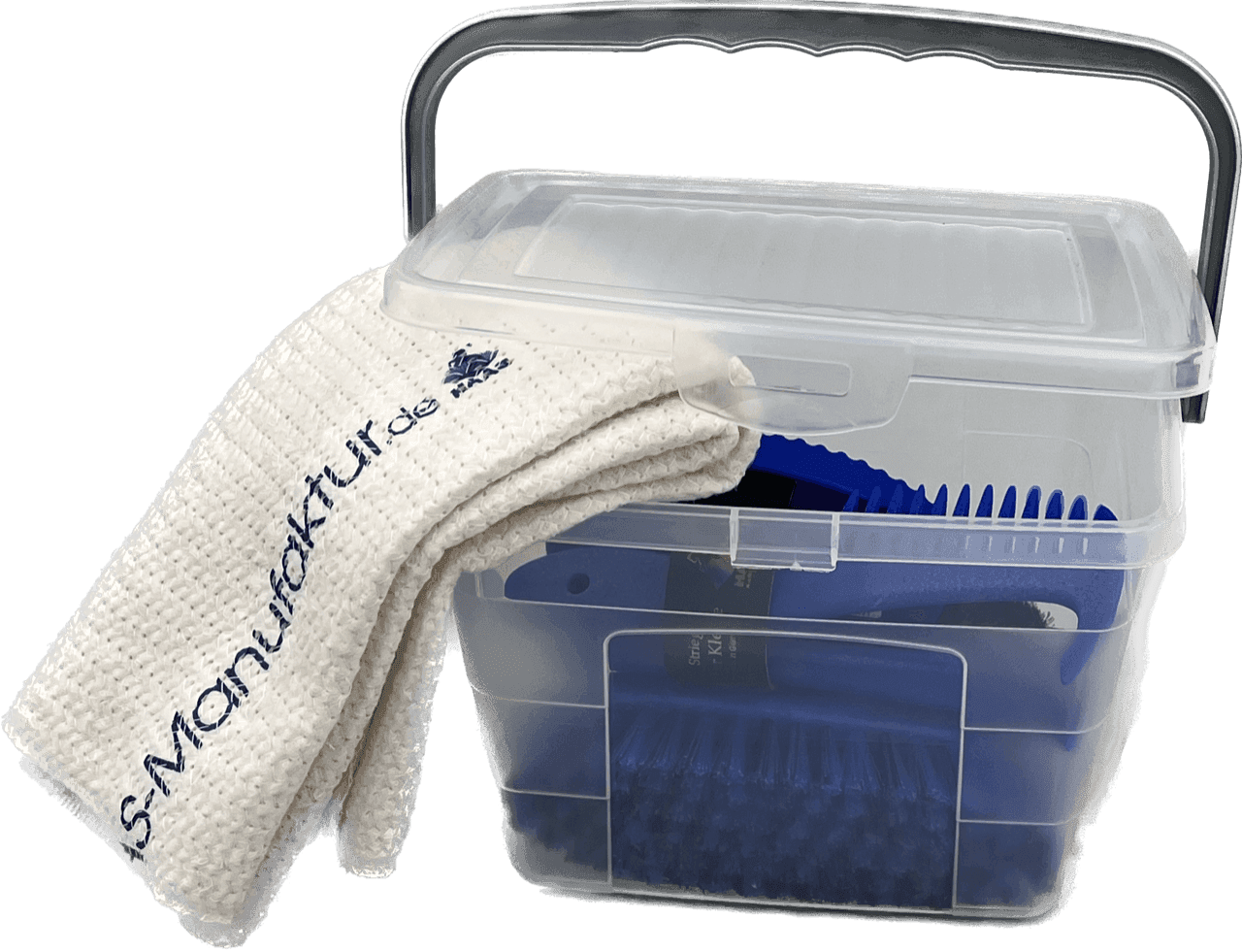 HAAS Kinder Box Clear & Blue - N P Equestrian & Pet Supplies Ltd