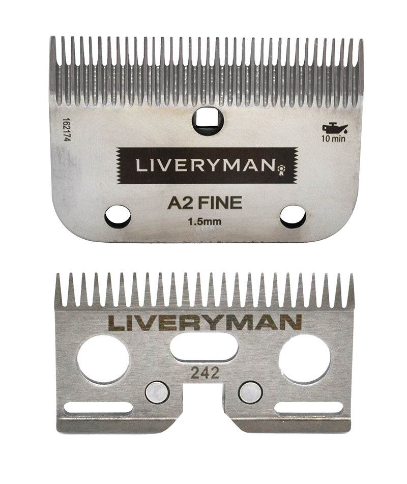 Liveryman A2 Blades - Fine 1.5mm - N P Equestrian & Pet Supplies Ltd