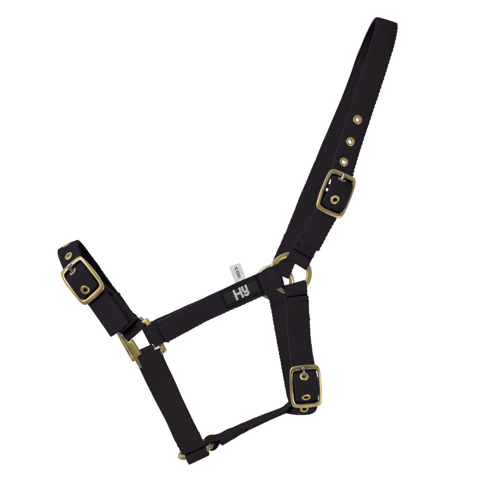 Hy Equestrian Holly Fully Adjustable Head Collar Black