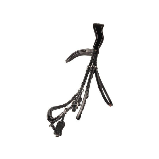 ProPresicce Pelle Drop Leather Bridle by Hy Equestrian - N P Equestrian & Pet Supplies Ltd