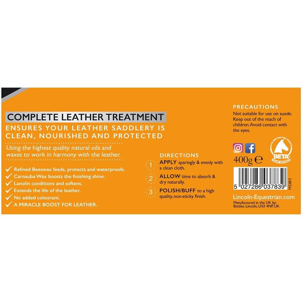 Lincoln Heritage Leather Cream - N P Equestrian & Pet Supplies Ltd