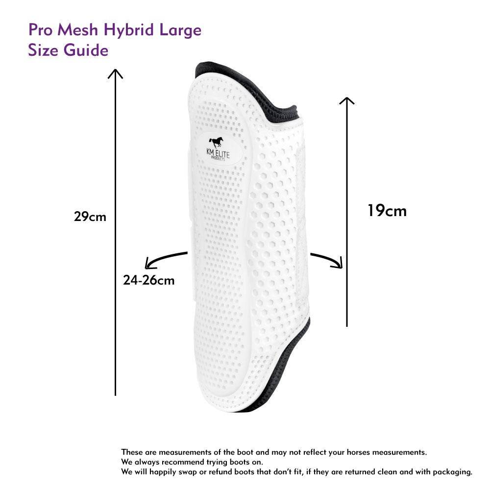 KM Elite Pro Mesh Hybrid Brushing Boots - N P Equestrian & Pet Supplies Ltd
