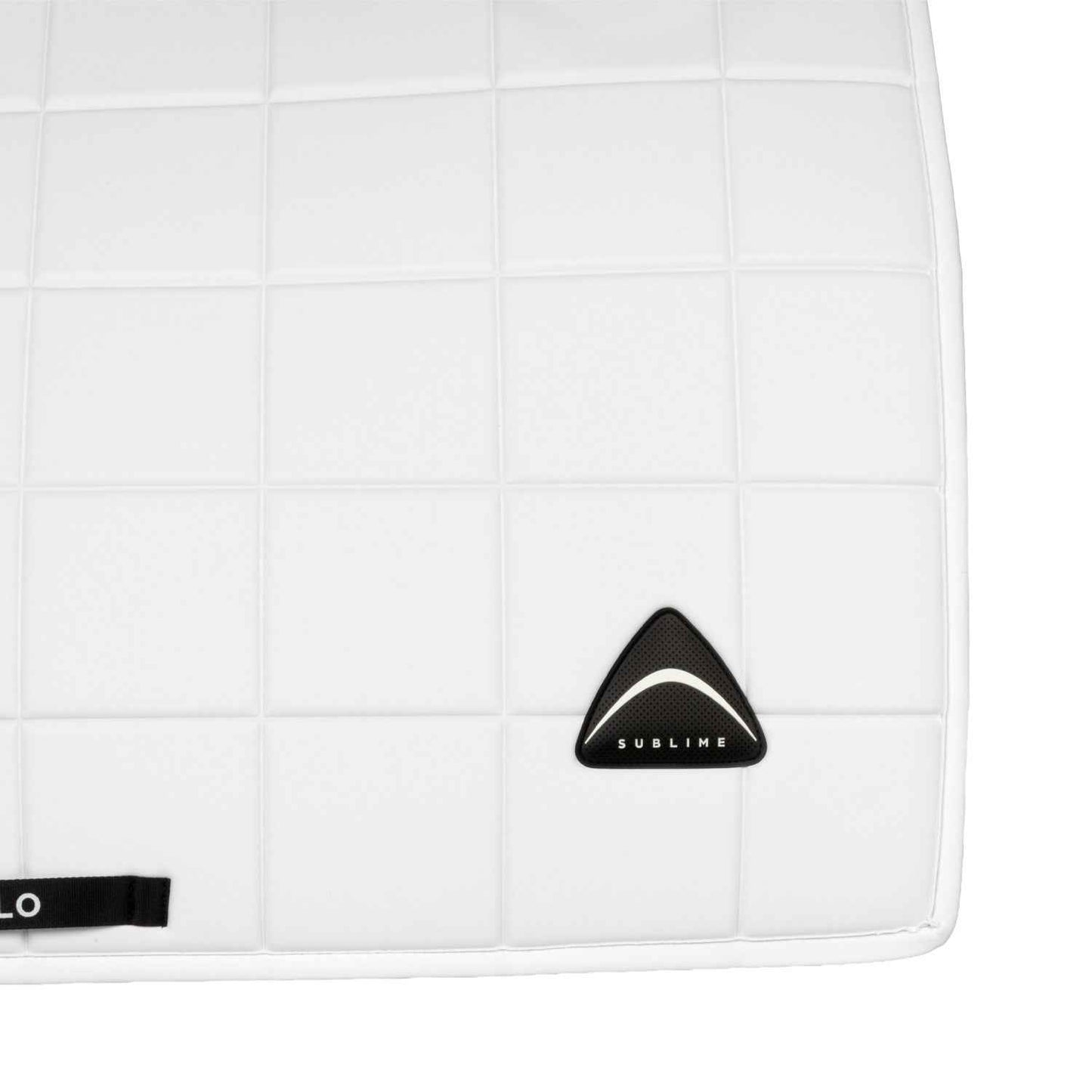 Acavallo Sublime Square Dressage Saddle Pad in Technical Fabric - White