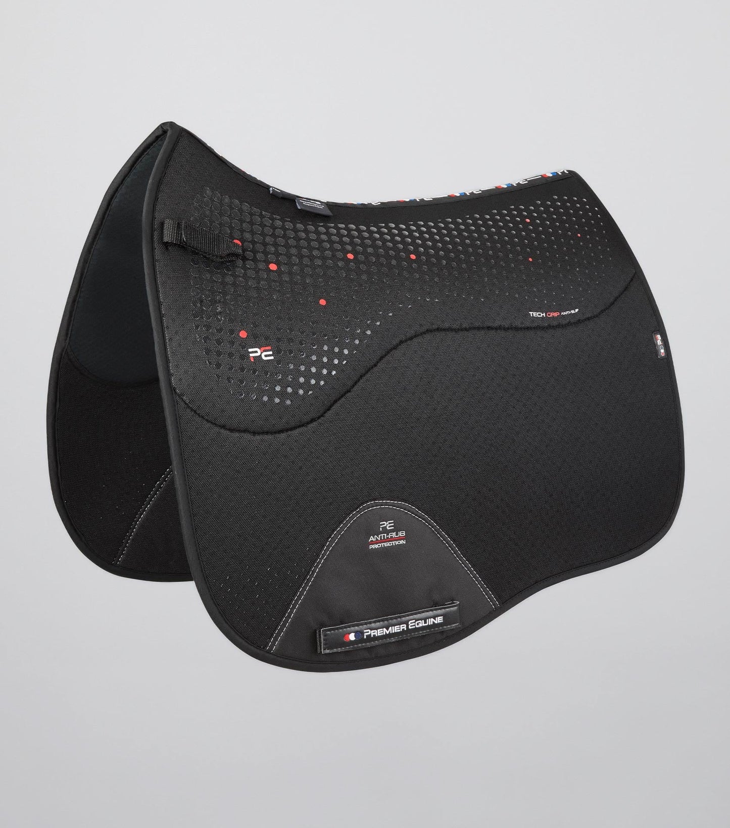 Premier Equine Close Contact Airtechnology Anti-Slip Dressage Square Black