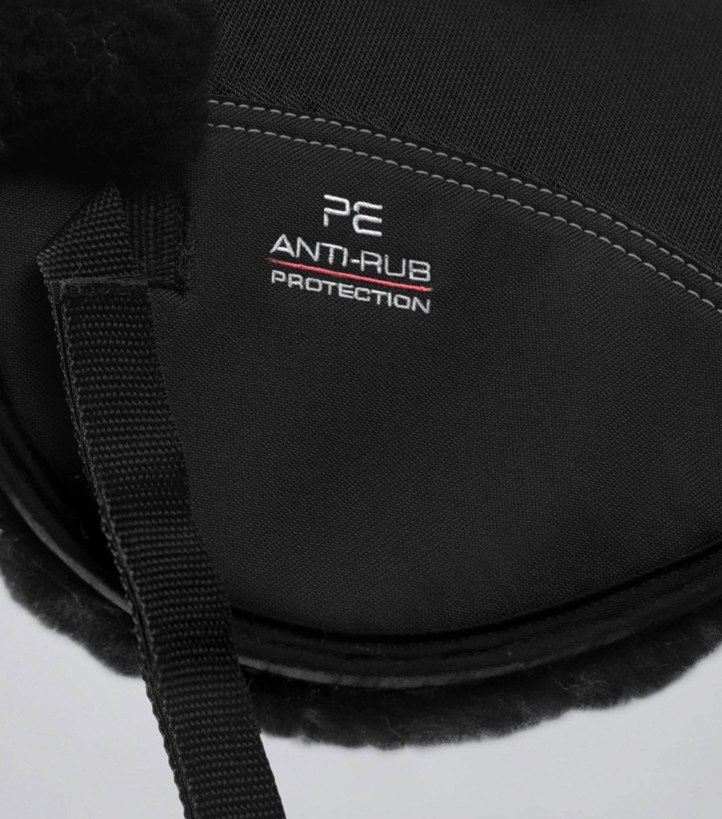 Premier Equine Airtechnology Shockproof Wool Saddle Pad - Half Pad Black/Black Wool - N P Equestrian & Pet Supplies Ltd