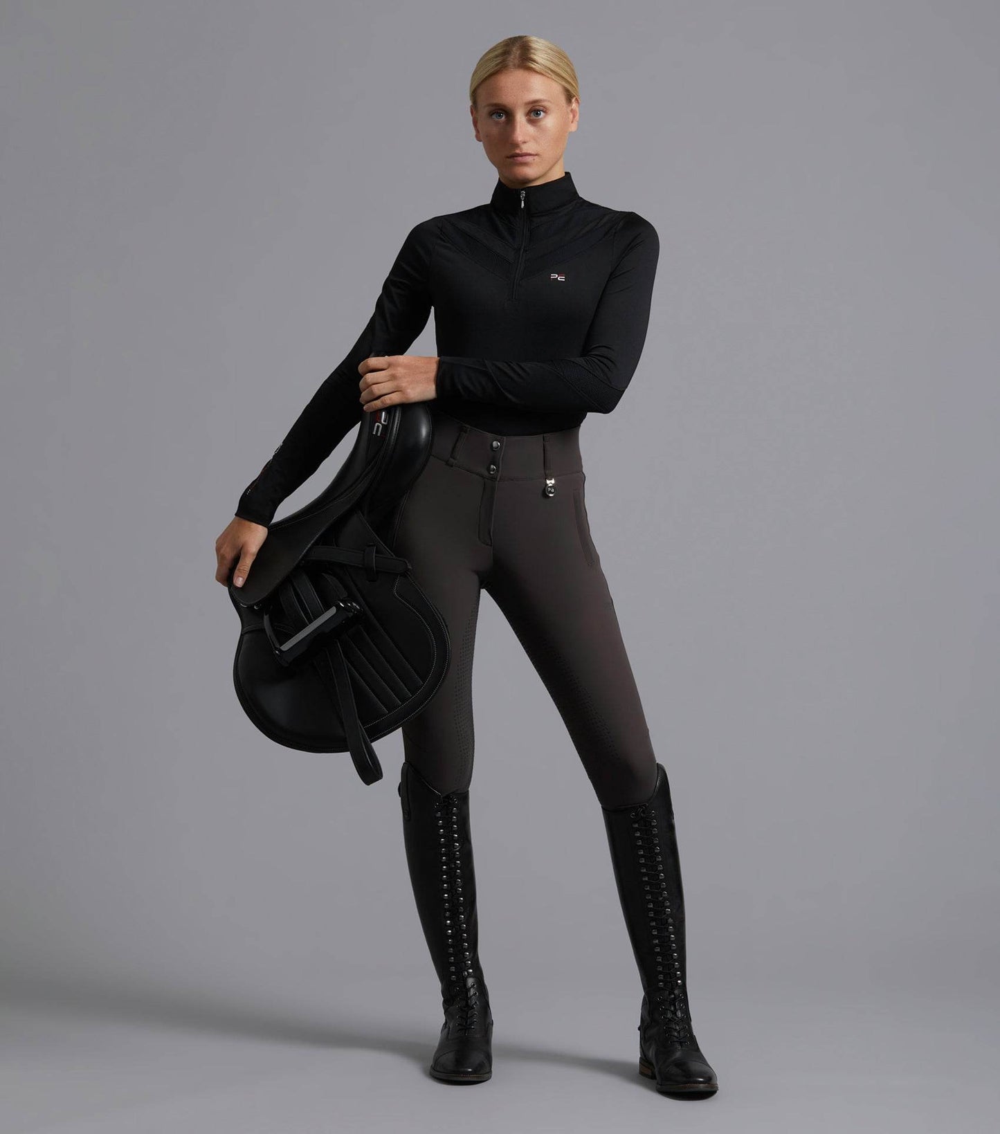 Premier Equine Arclos Ladies Technical Long Sleeve Riding - N P Equestrian & Pet Supplies Ltd