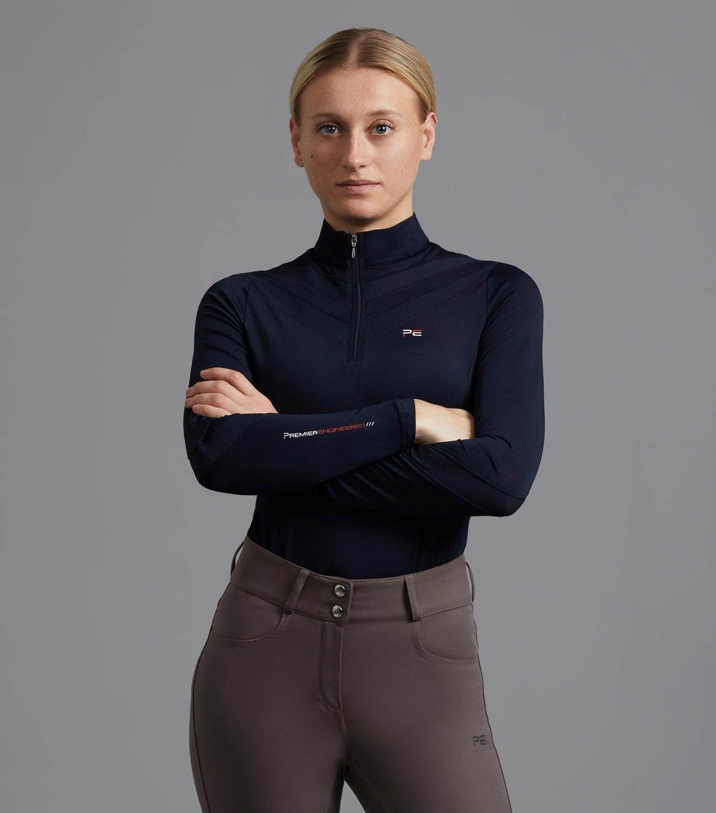 Premier Equine Arclos Ladies Technical Long Sleeve Riding - N P Equestrian & Pet Supplies Ltd