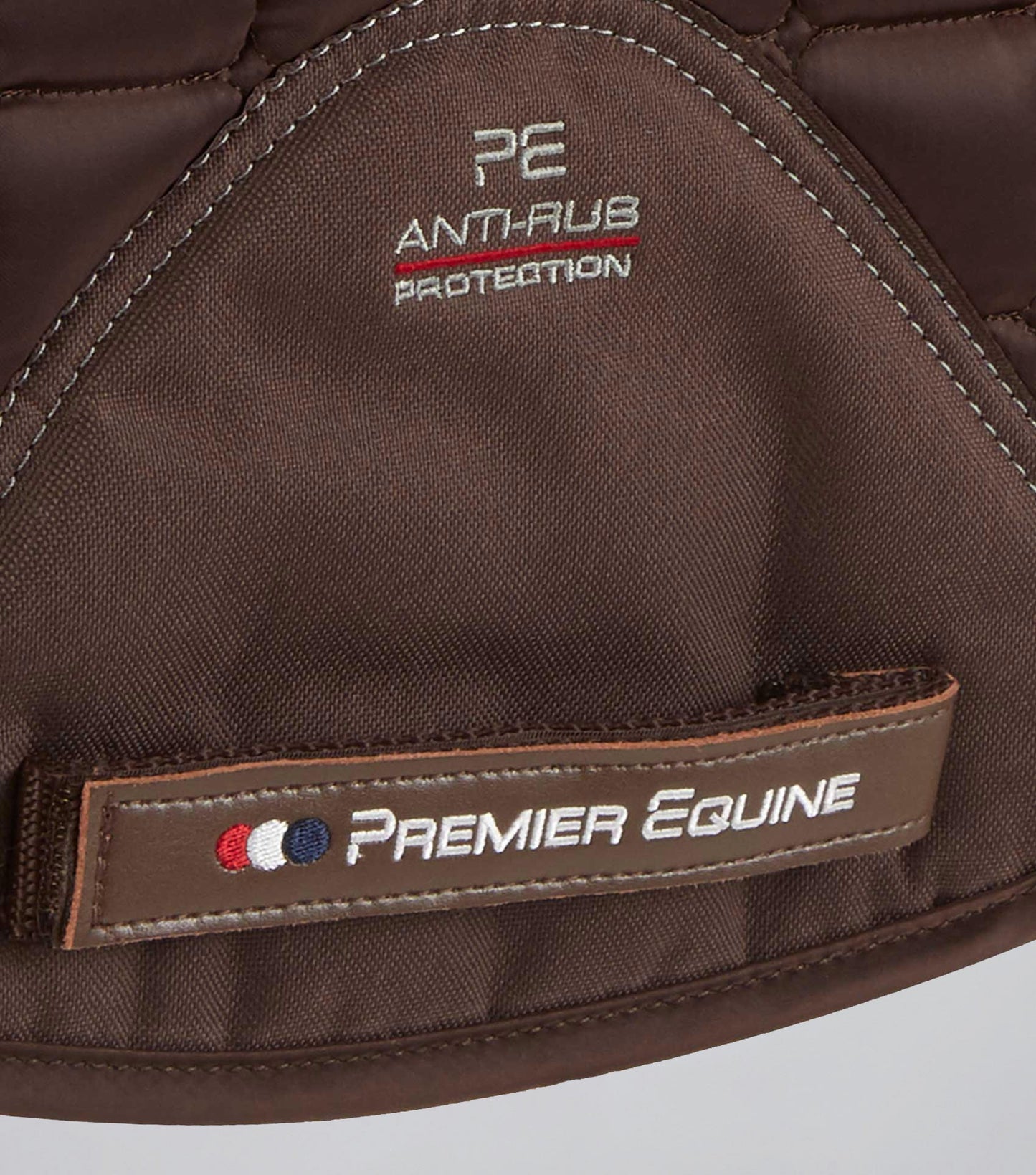 Premier Equine Atlantis CC Satin Wool Dressage Square Brown/Natural Wool
