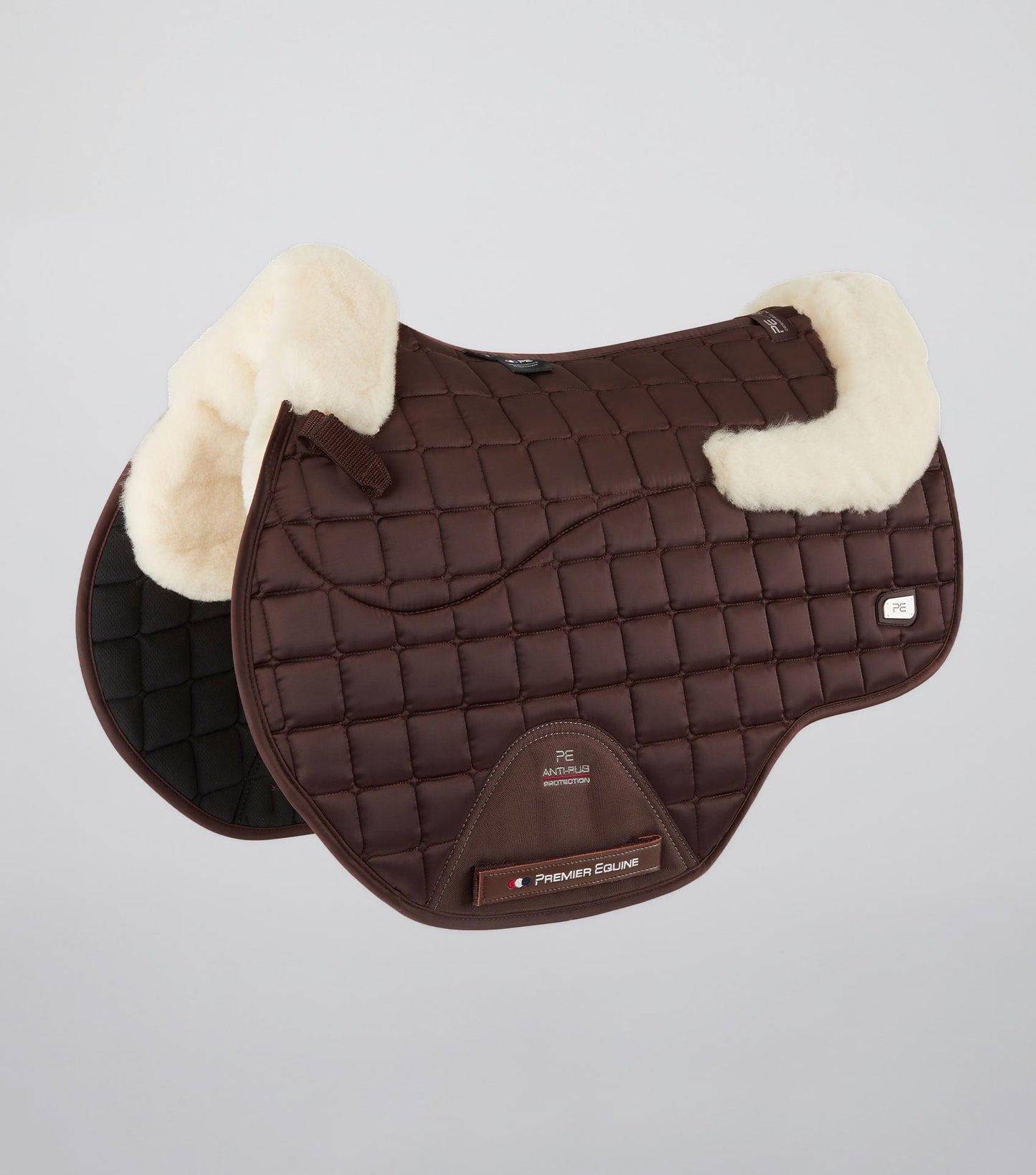 Premier Equine Atlantis CC Satin Wool GP/Jump Square Brown/Natural Wool