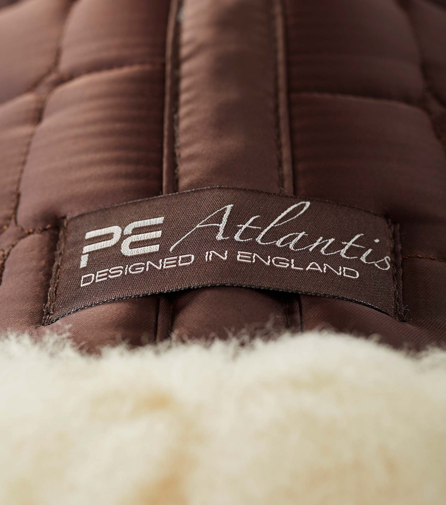 Premier Equine Atlantis CC Satin Wool GP/Jump Square Brown/Natural Wool