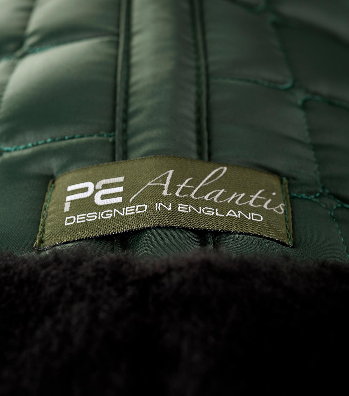 Premier Equine Atlantis CC Satin Wool GP/Jump Square Olive/Black Wool