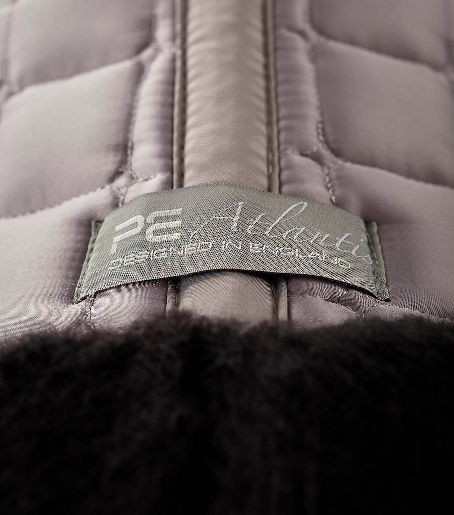 Premier Equine Atlantis CC Satin Wool GP/Jump Square Grey/Black Wool - N P Equestrian & Pet Supplies Ltd