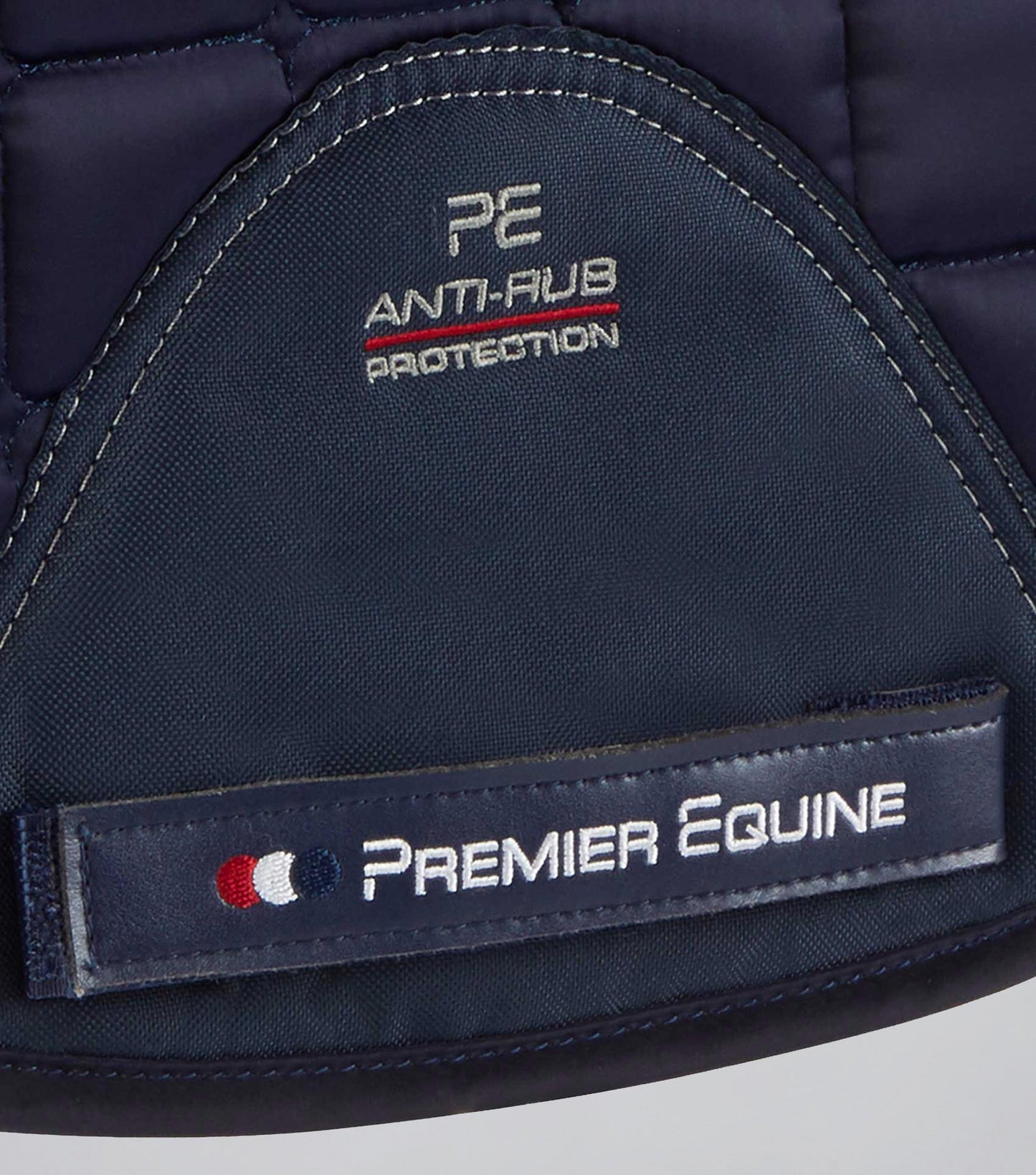 Premier Equine Atlantis CC Satin Wool GP/Jump Square Navy/Natural Wool