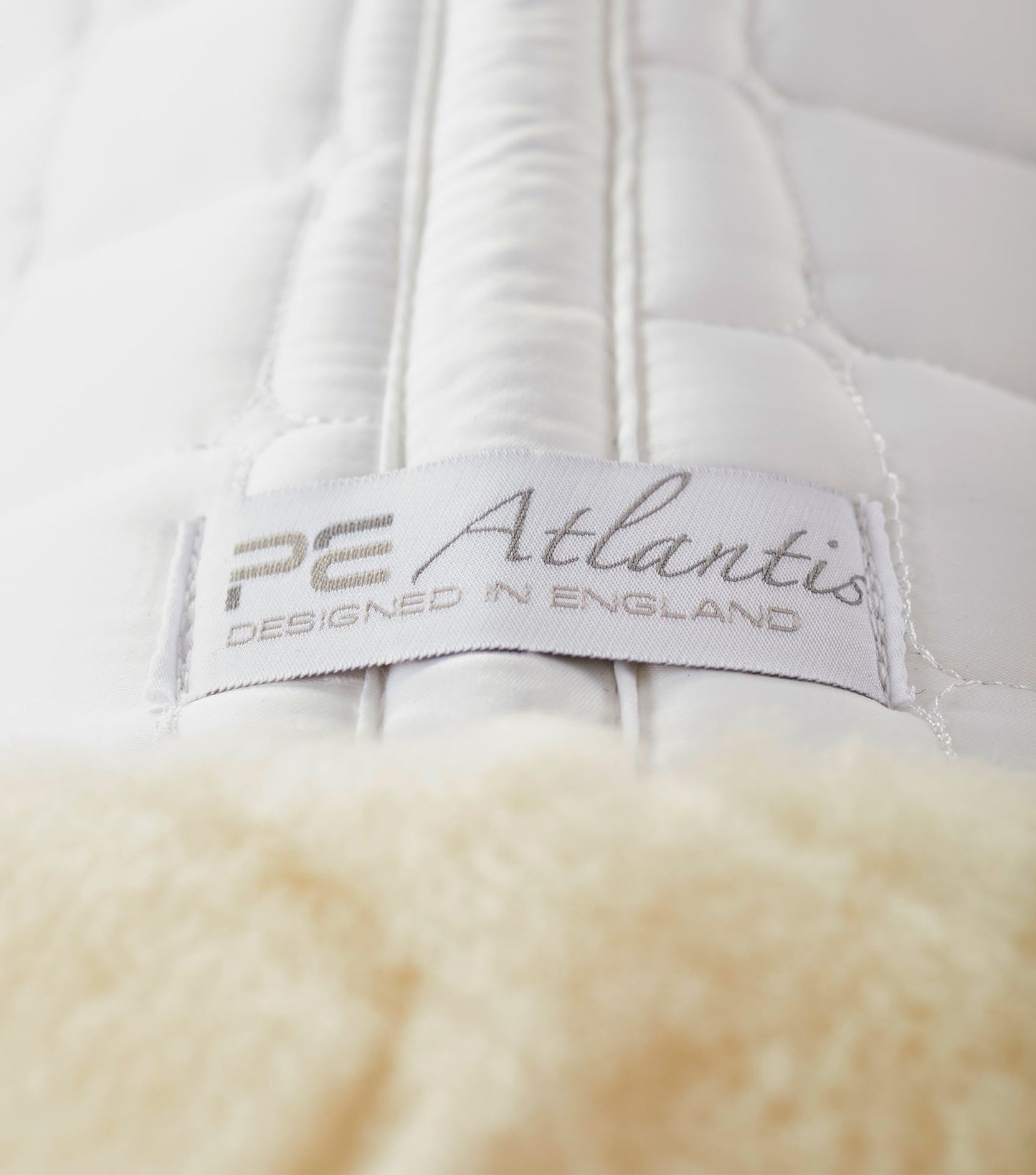 Premier Equine Atlantis CC Satin Wool GP/Jump Square White/Natural Wool