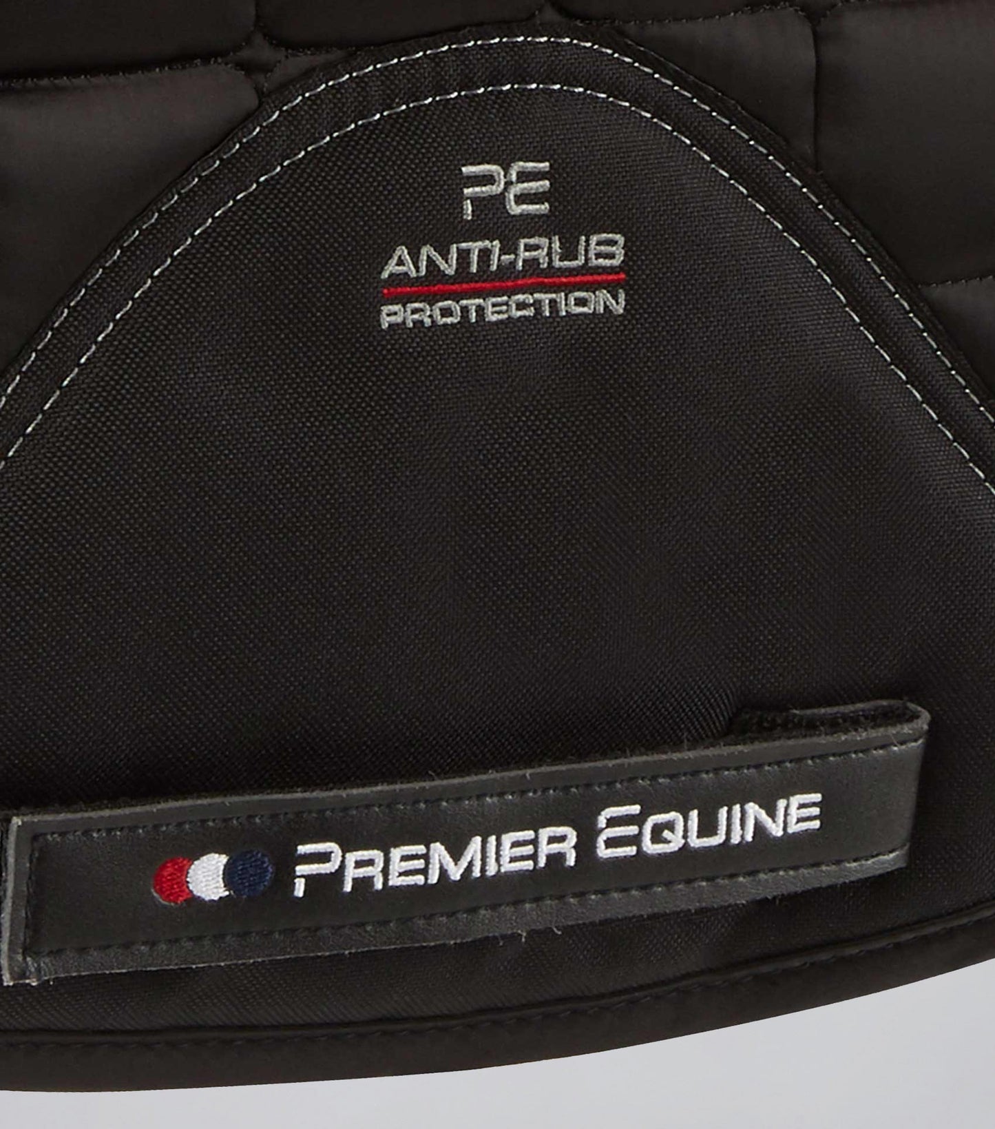 Premier Equine Atlantis CC Satin Wool Dressage Square Black/Black Wool