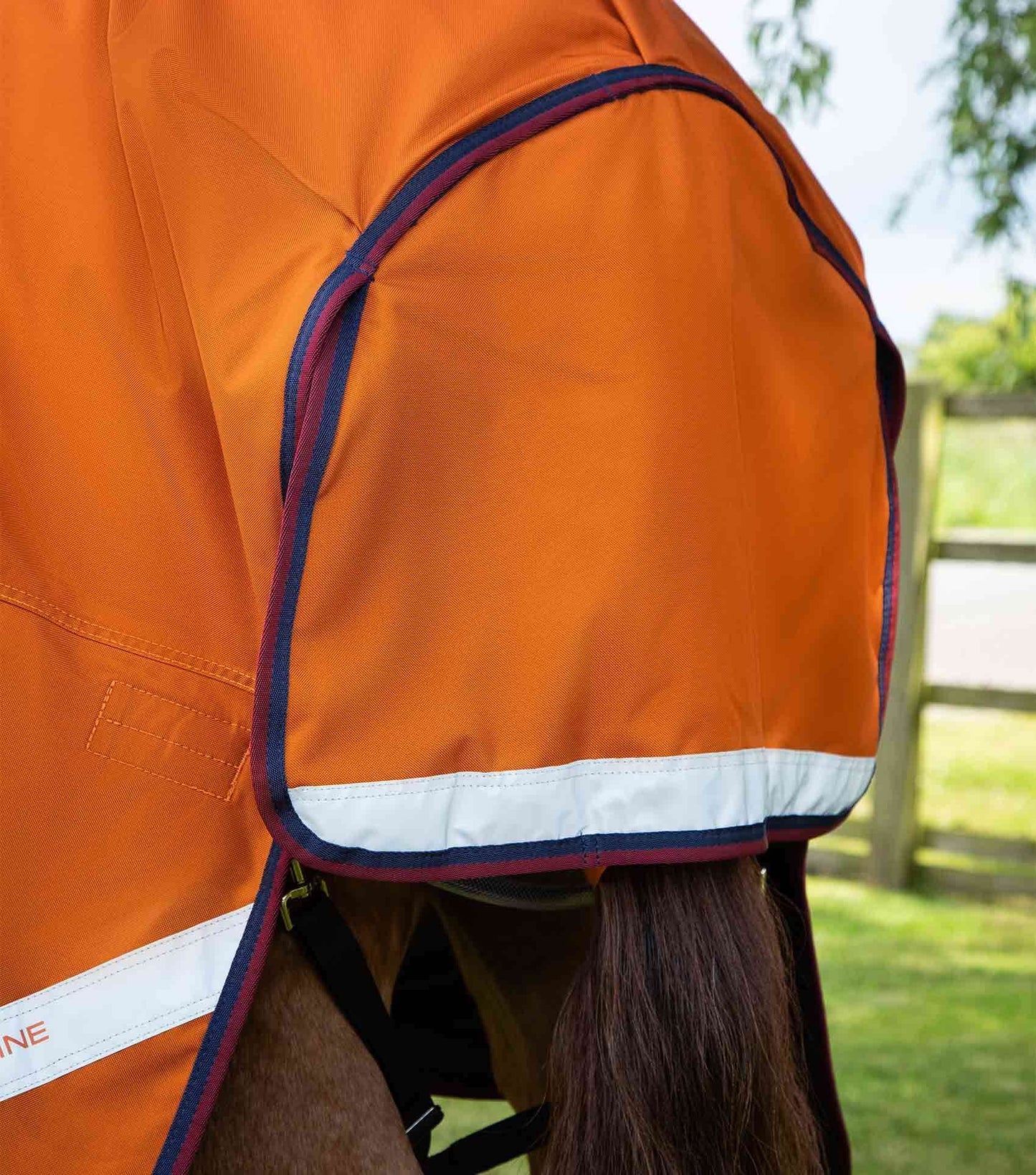 Premier Equine Buster Hardy 200g Half Neck Turnout Rug Burnt Orange - N P Equestrian & Pet Supplies Ltd