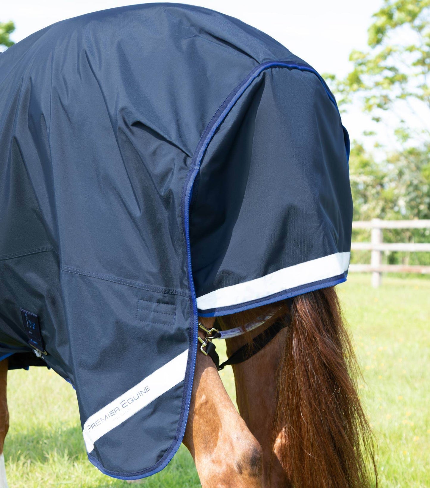 Premier Equine Buster 40g Turnout Rug with Classic Neck Cover Navy - N P Equestrian & Pet Supplies Ltd