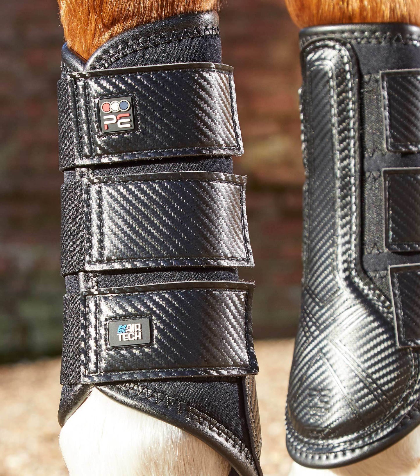 Premier Equine Carbon Air-Tech Single Locking Brushing Boots - N P Equestrian & Pet Supplies Ltd