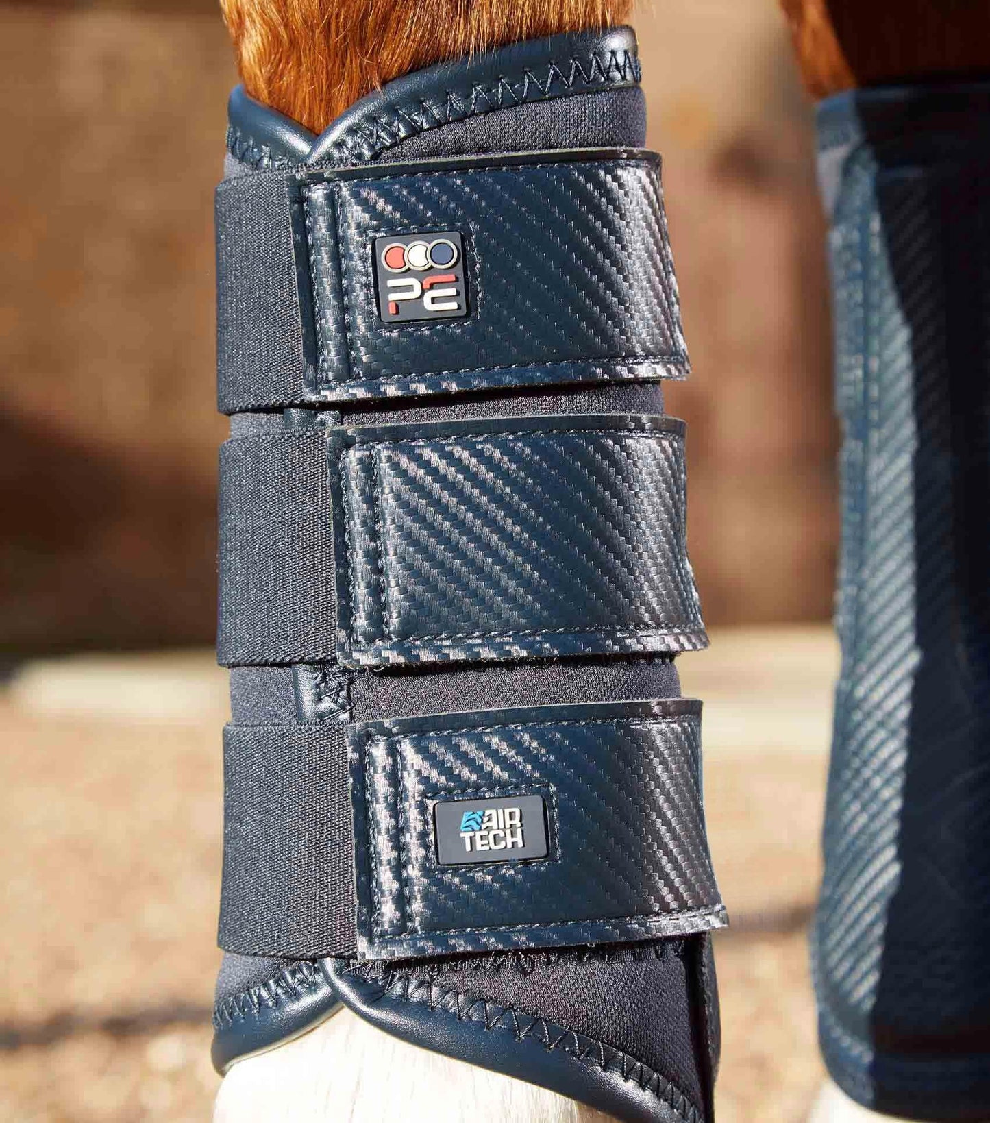 Premier Equine Carbon Air-Tech Single Locking Brushing Boots - N P Equestrian & Pet Supplies Ltd