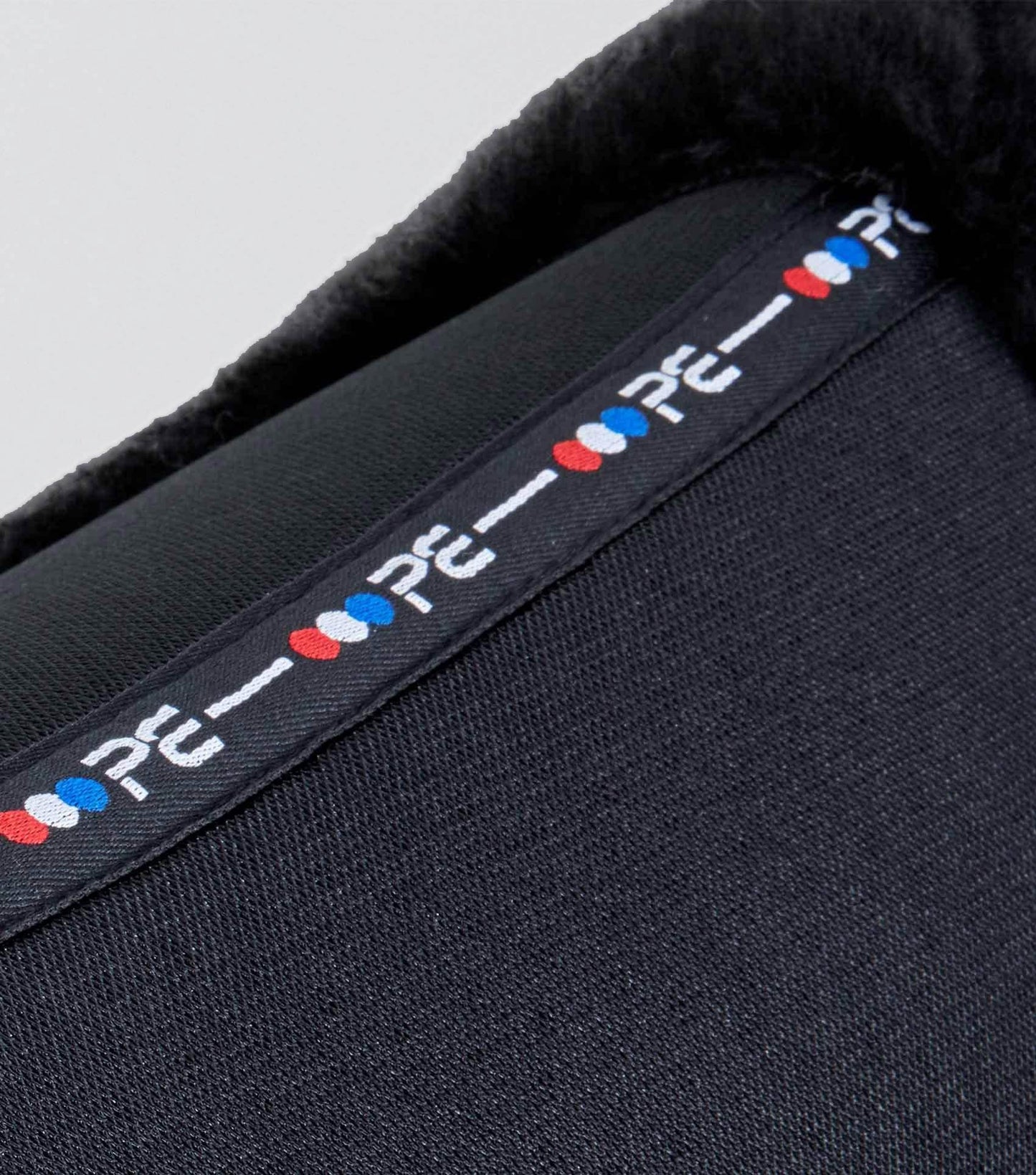 Premier Equine Close Contact Airtechnology Shockproof Wool Saddle Pad - GP/Jump Square Black/Black Wool - N P Equestrian & Pet Supplies Ltd