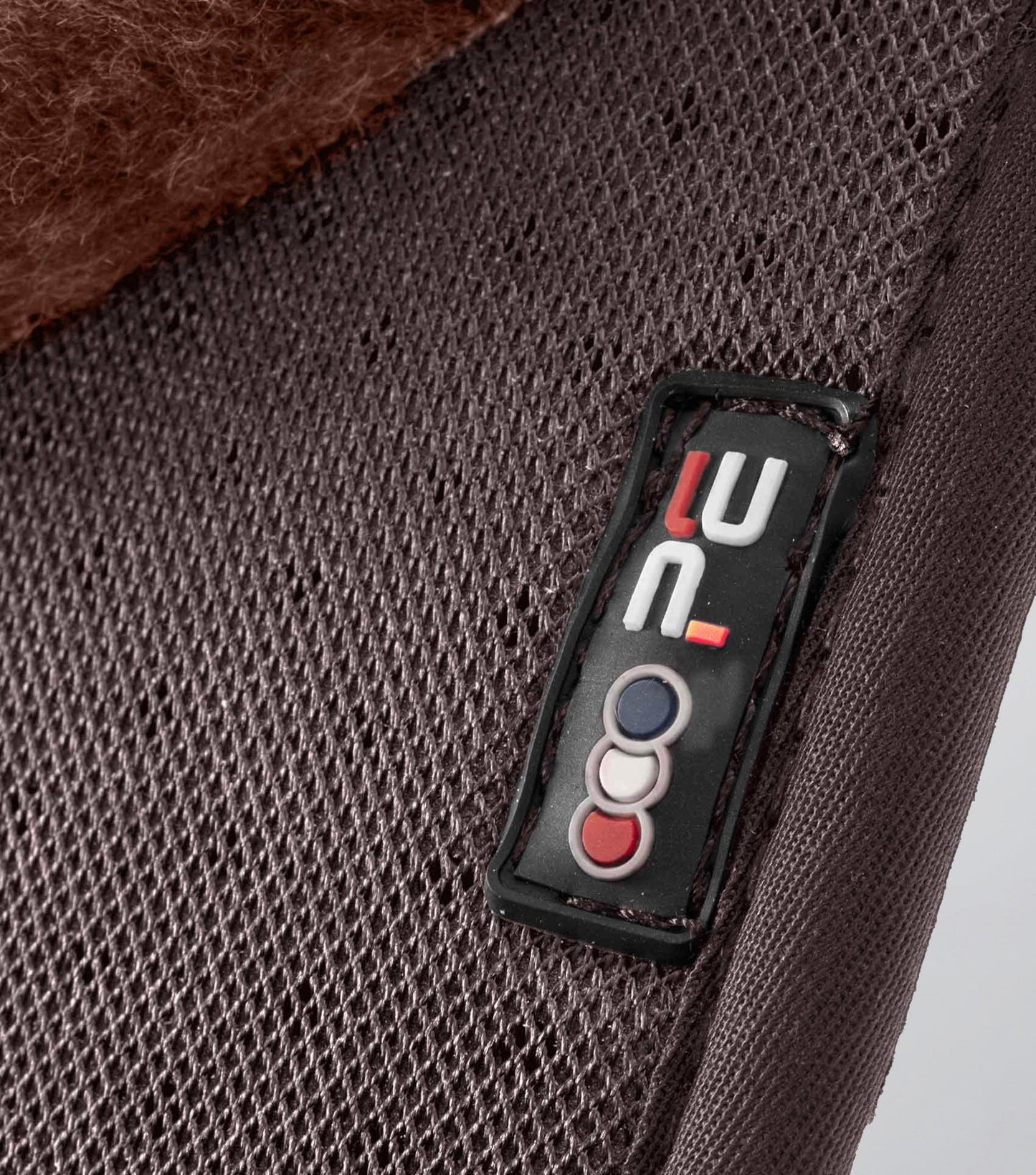 Premier Equine Close Contact Airtechnology Shockproof Wool Saddle Pad - GP/Jump Square Brown/Brown Wool