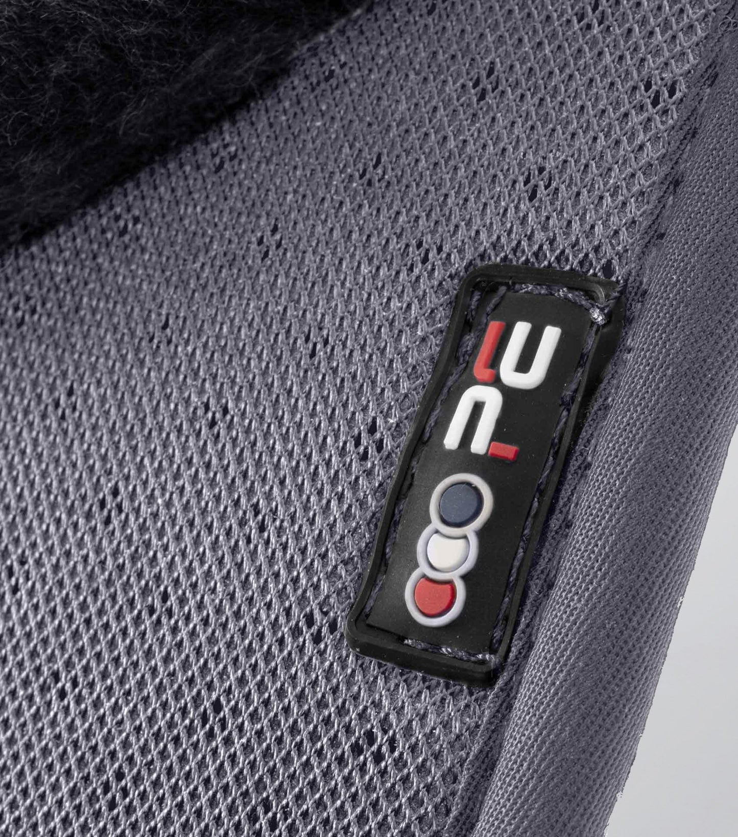 Premier Equine Close Contact Airtechnology Shockproof Wool Saddle Pad - GP/Jump Square Grey/Black Wool