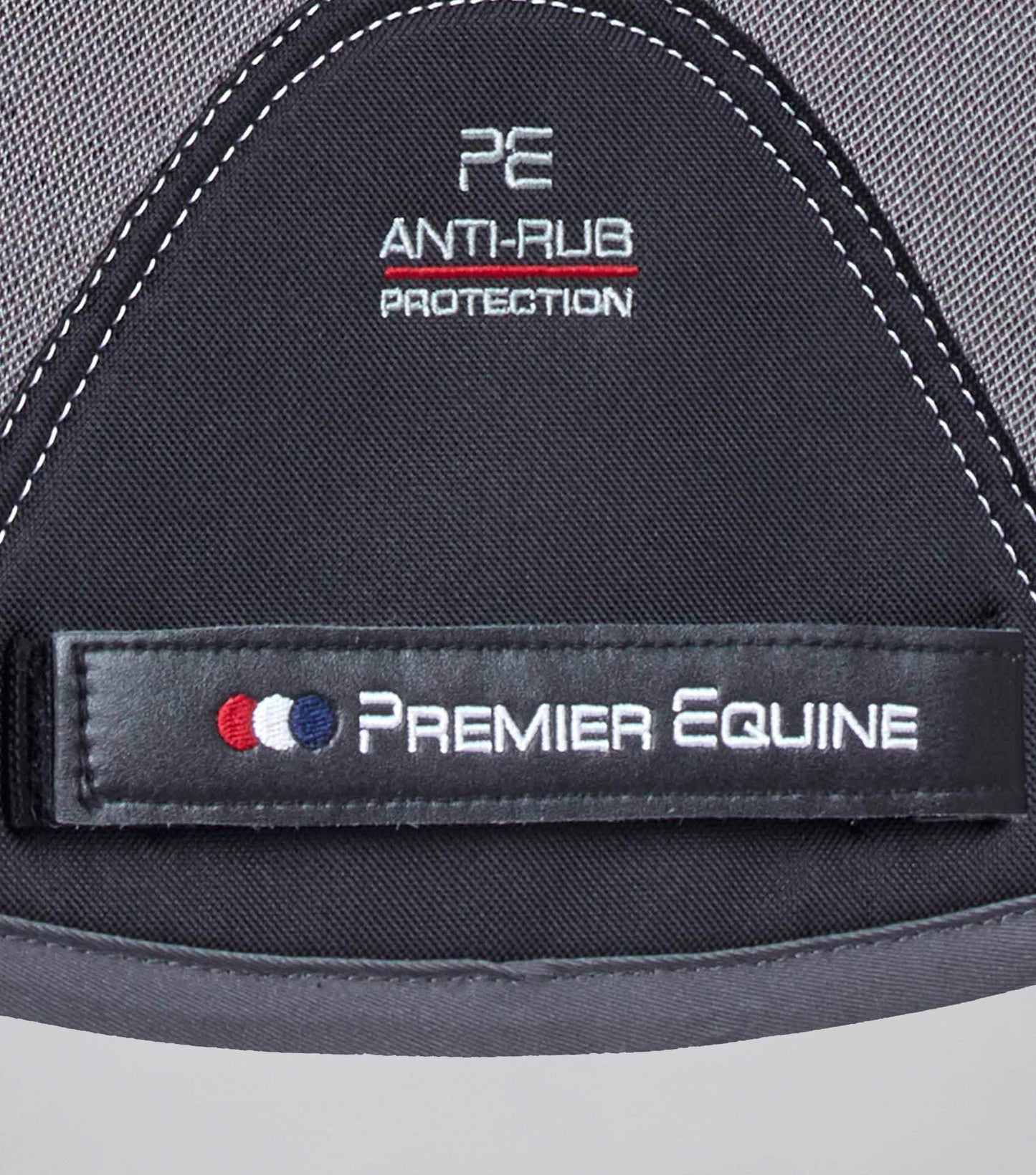 Premier Equine Close Contact Airtechnology Shockproof Wool Saddle Pad - GP/Jump Square Grey/Black Wool - N P Equestrian & Pet Supplies Ltd