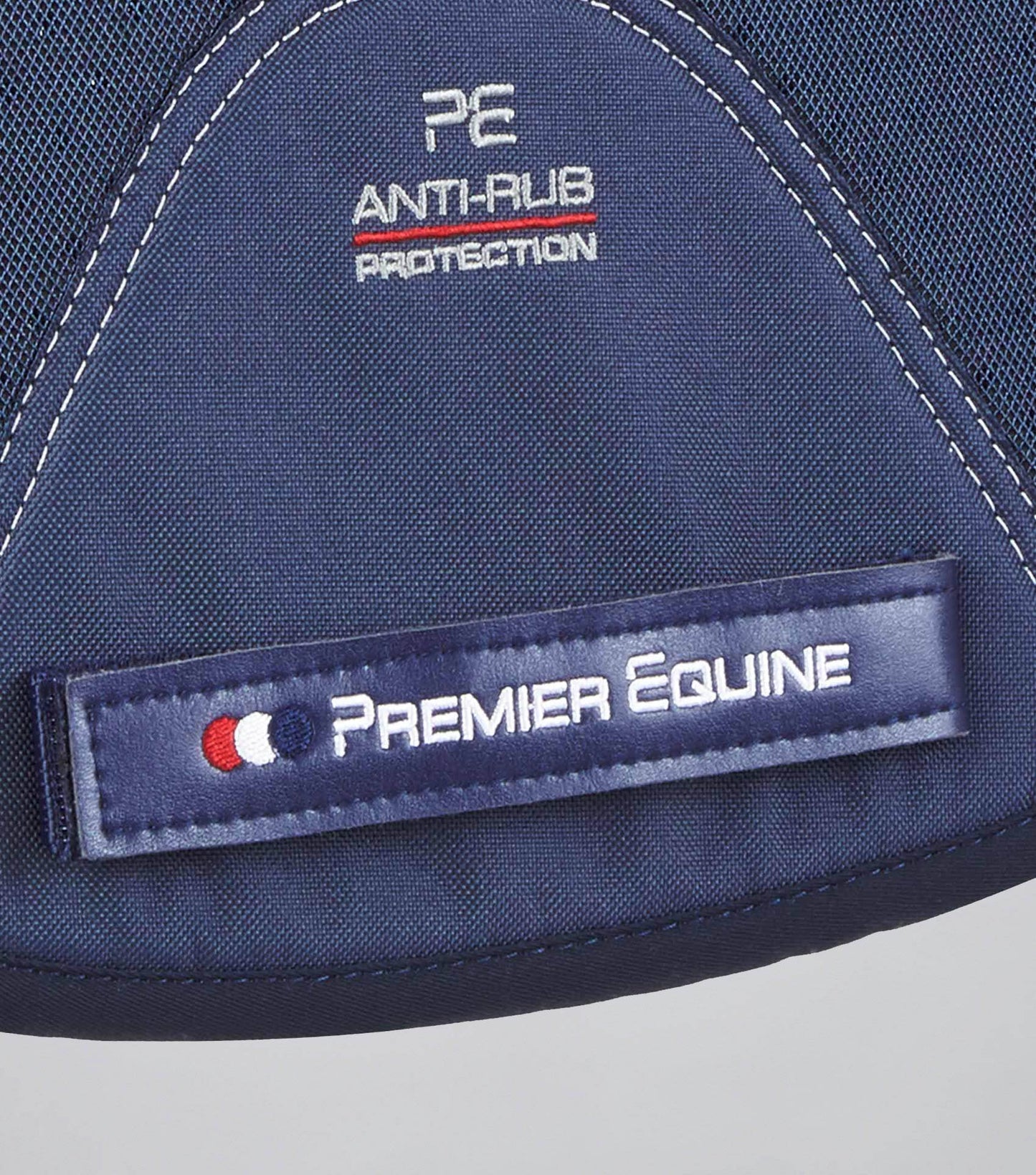 Premier Equine Close Contact Airtechnology Shockproof Wool Saddle Pad - GP/Jump Square Navy/Grey Wool - N P Equestrian & Pet Supplies Ltd