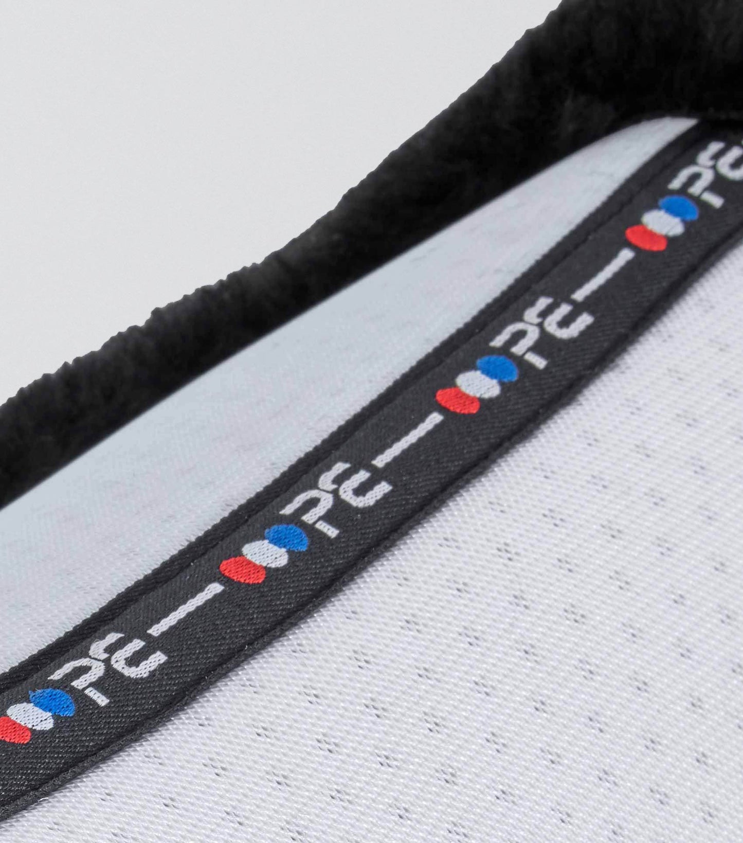 Premier Equine Close Contact Airtechnology Shockproof Wool Saddle Pad - GP/Jump Square White/Black Wool - N P Equestrian & Pet Supplies Ltd