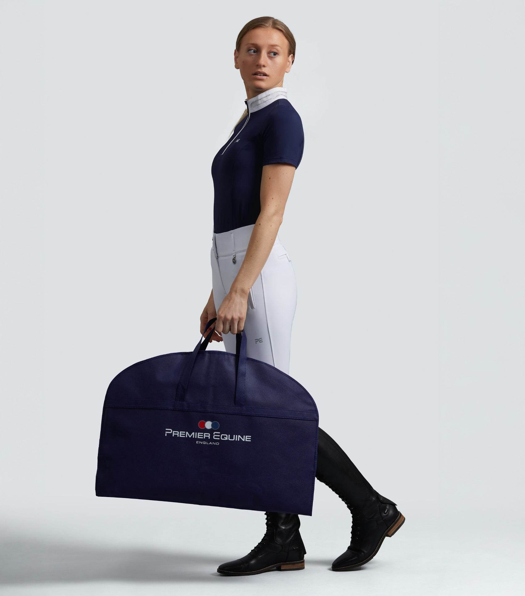 Premier Equine Show Jacket Garment Storage Bag Navy - N P Equestrian & Pet Supplies Ltd