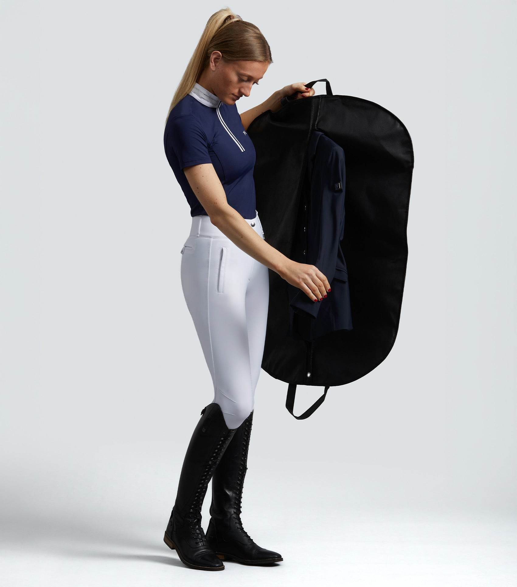 Premier Equine Show Jacket Garment Storage Bag Black - N P Equestrian & Pet Supplies Ltd