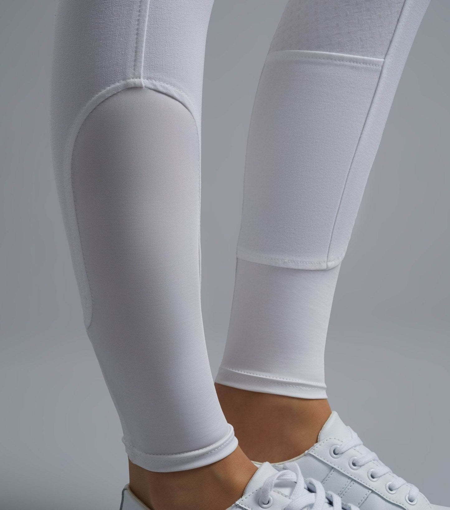 Premier Equine Delta Ladies Full Seat Gel Competition Riding Breeches White - N P Equestrian & Pet Supplies Ltd