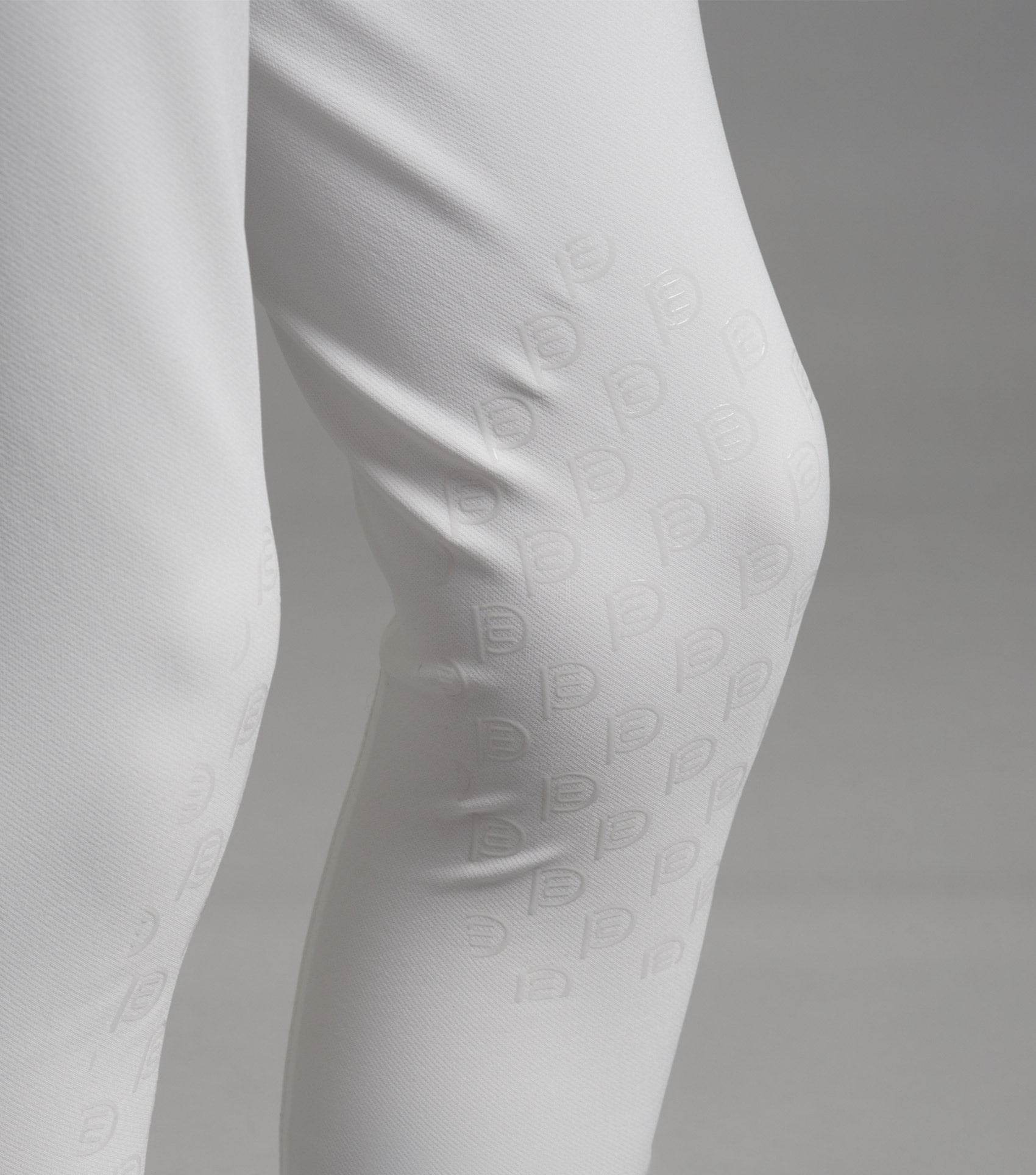 Premier Equine Derby Boys Competition Riding Breeches White - N P Equestrian & Pet Supplies Ltd