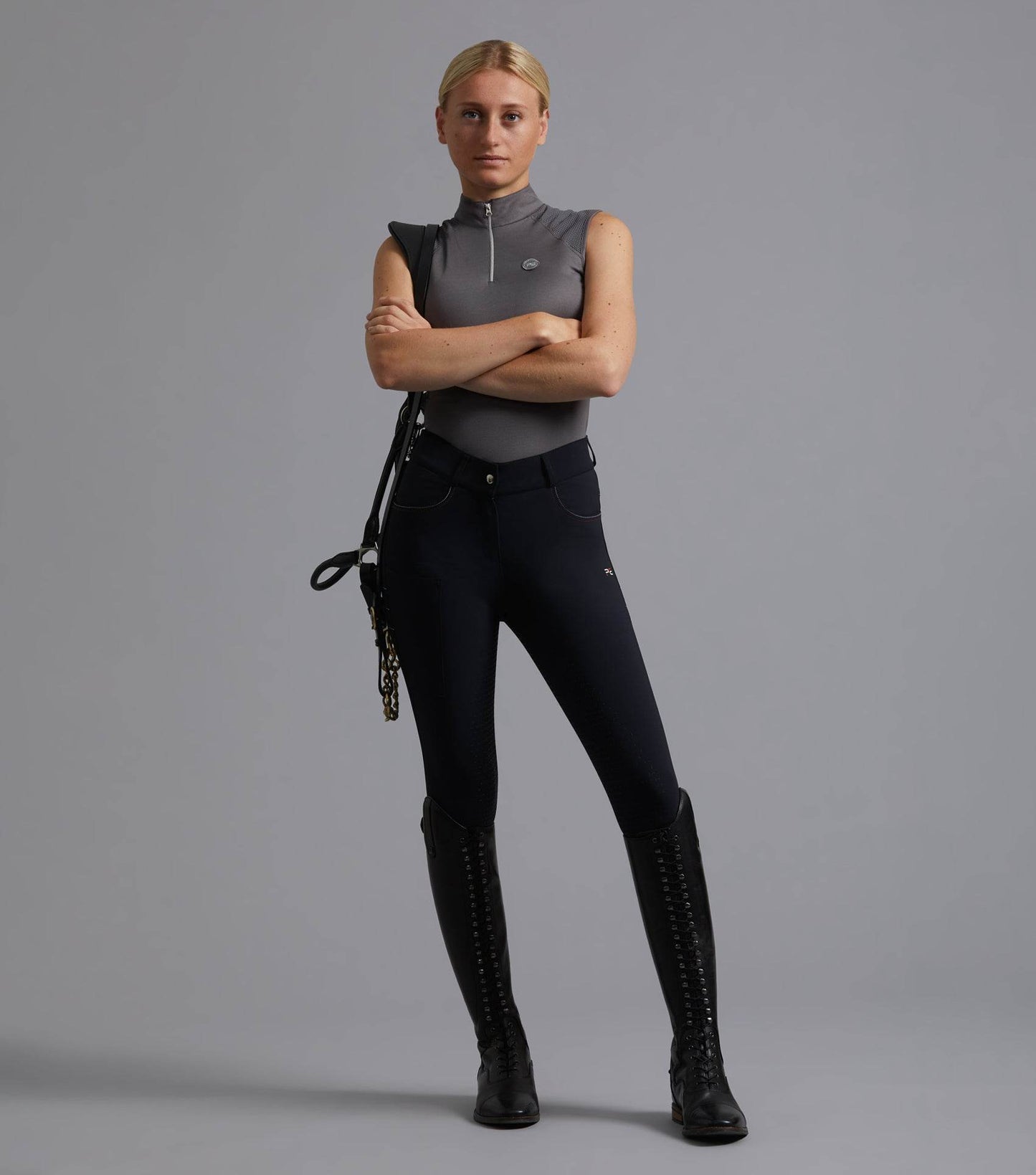 Premier Equine Derina Ladies Technical Sleeveless Riding Top - N P Equestrian & Pet Supplies Ltd