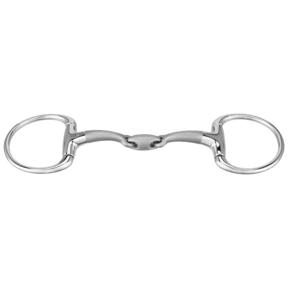 Sprenger Satinox® Eggbutt Snaffle – 14mm – Double Joint Bit - N P Equestrian & Pet Supplies Ltd