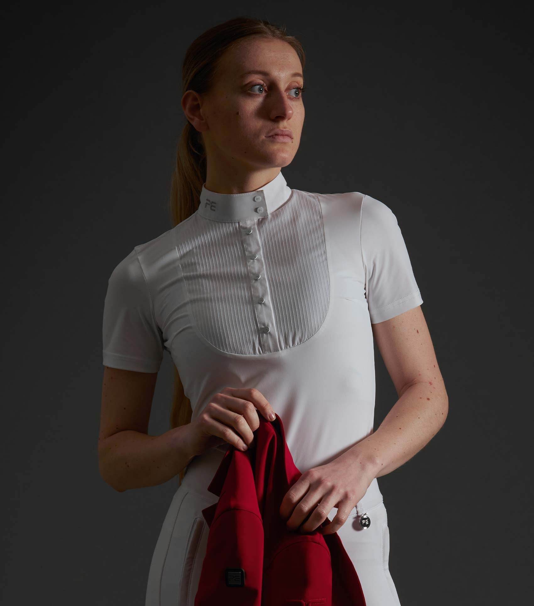 Premier Equine Famosa Short Sleeve Competition Shirt - N P Equestrian & Pet Supplies Ltd