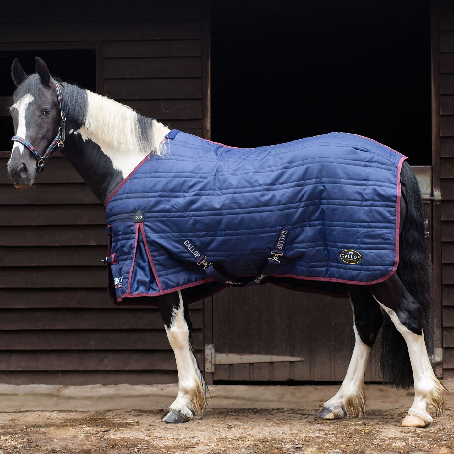 Gallop Trojan 50g Stable Rug Navy