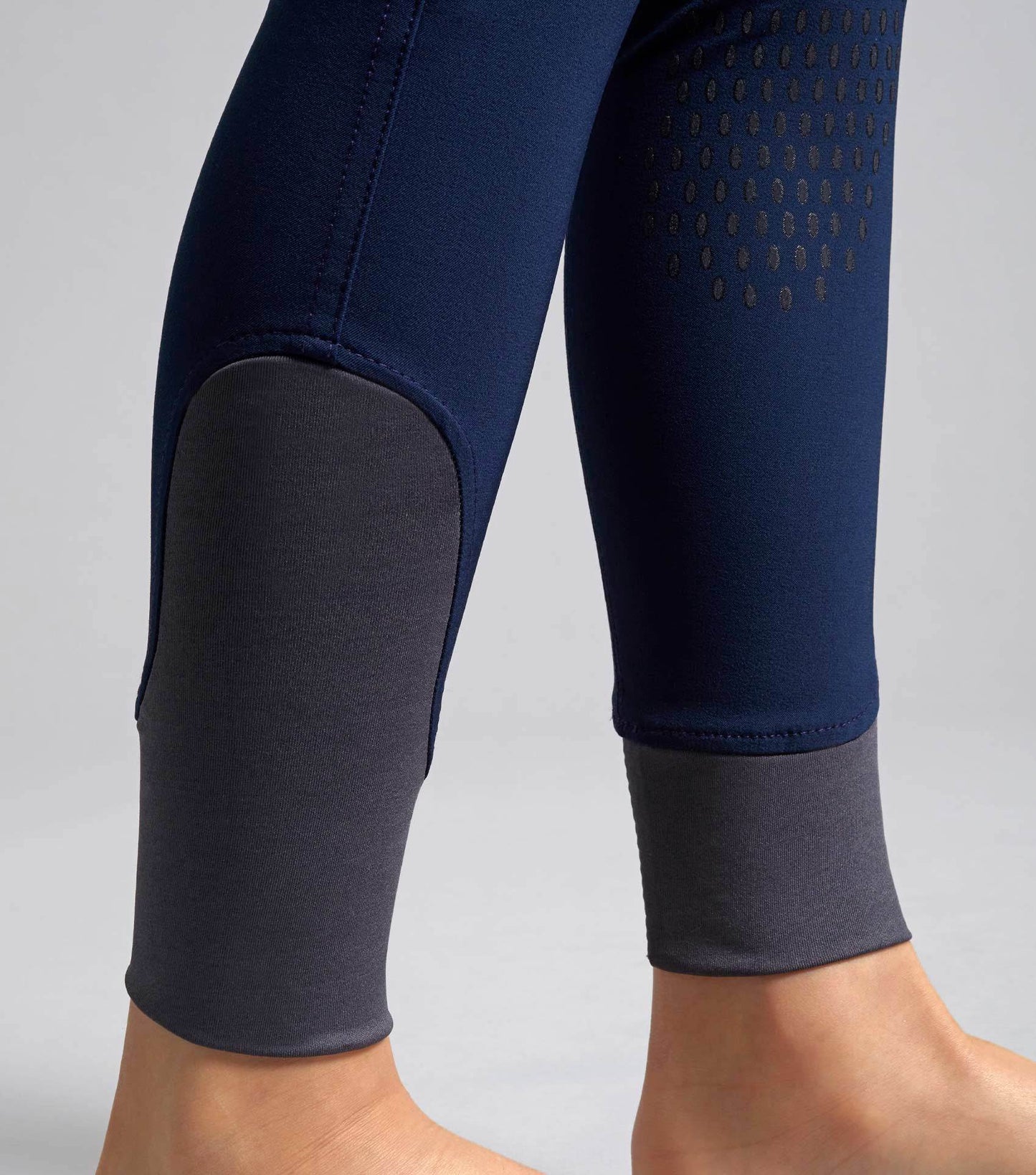 Premier Equine Gando Boys Gel Knee Riding Breeches Navy - N P Equestrian & Pet Supplies Ltd