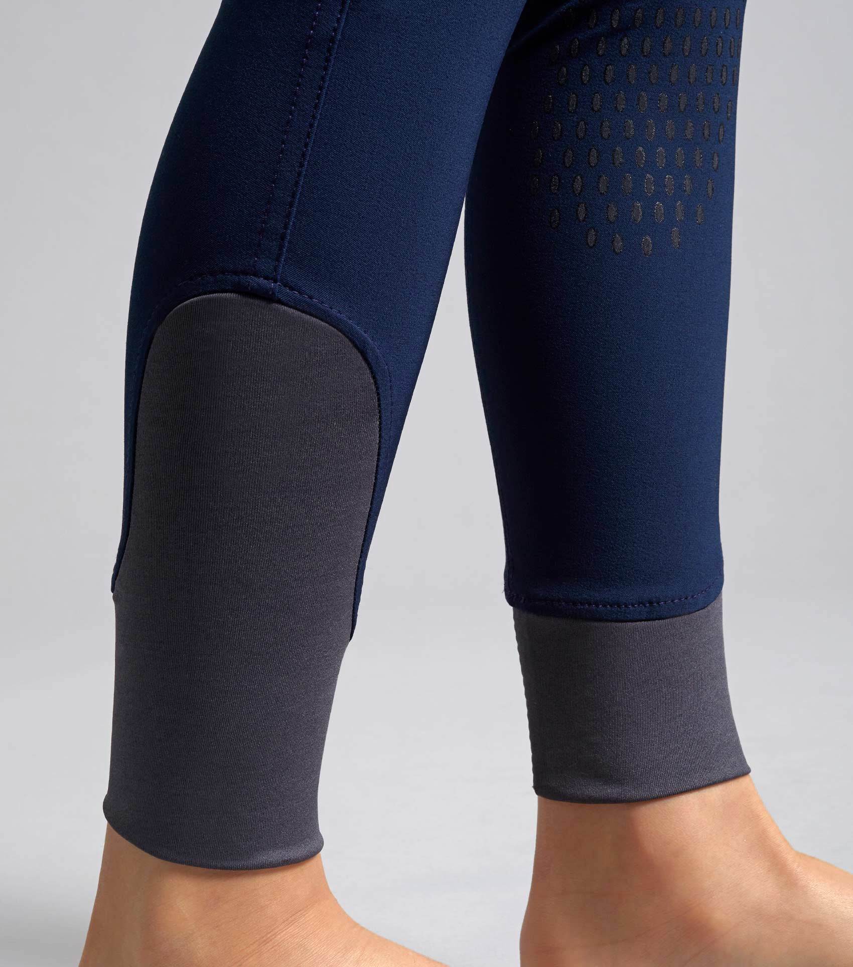 Premier Equine Gando Boys Gel Knee Riding Breeches Navy - N P Equestrian & Pet Supplies Ltd