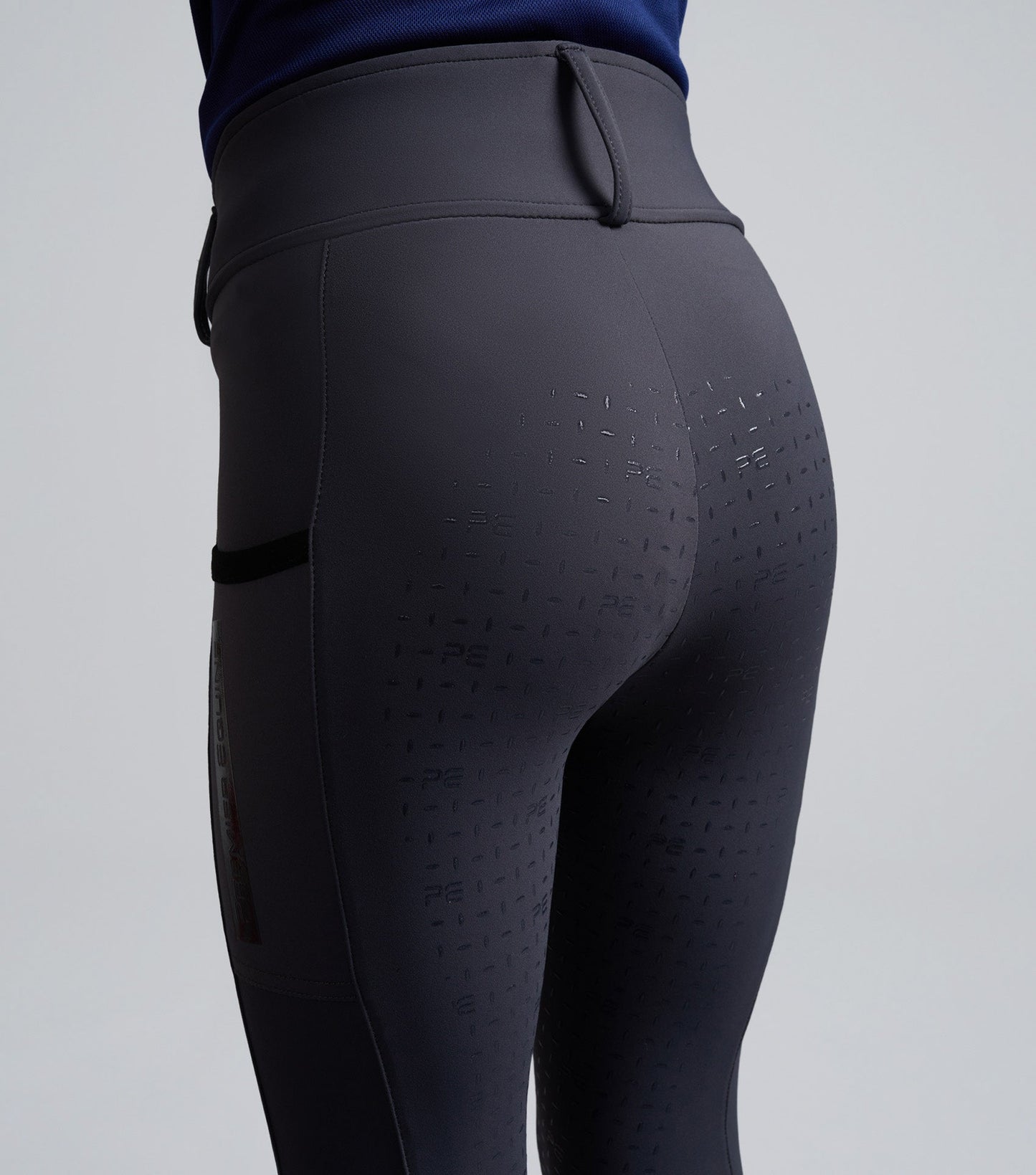 Premier Equine Concerto Girls Riding Tights Dove Stone Grey