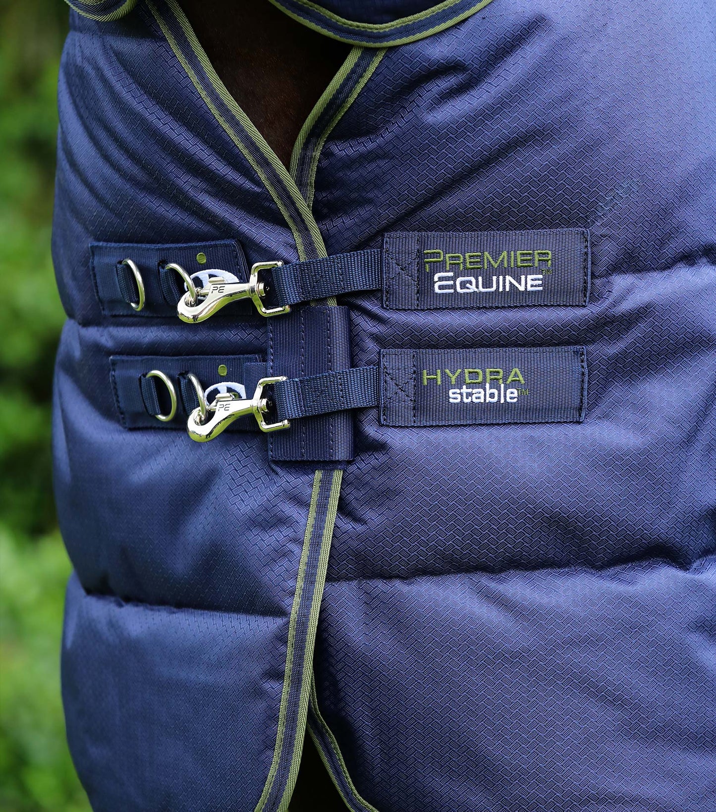 Premier Equine Hydra 350g Stable Rug with Neck Cover Navy
