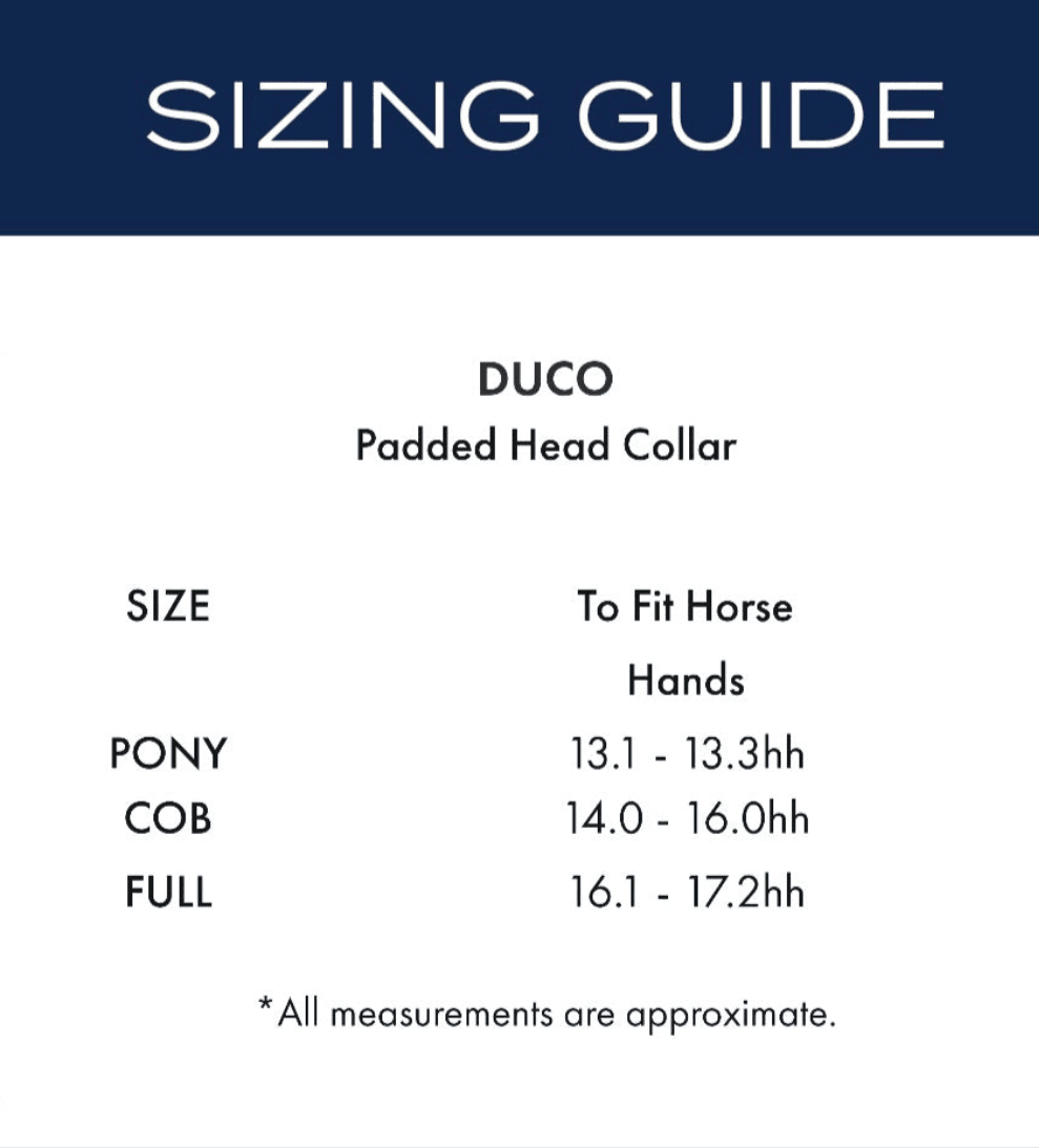 Premier Equine Duco Padded Head Collar with Lead Rope - N P Equestrian & Pet Supplies Ltd