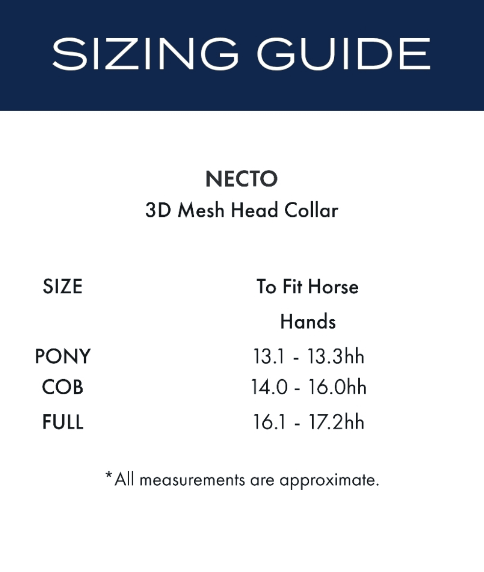 Premier Equine Necto 3D Mesh Head Collar with Lead Rope - N P Equestrian & Pet Supplies Ltd