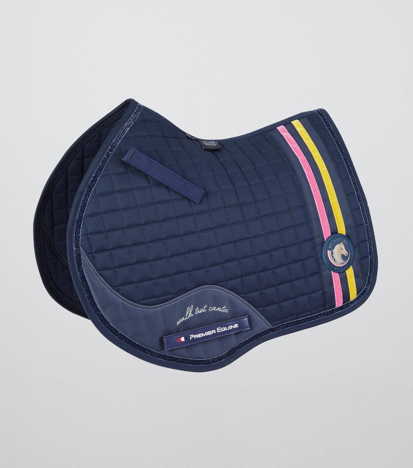 Premier Equine My Pony Jack Cotton GP/Jump Glitter Saddle Pad - N P Equestrian & Pet Supplies Ltd