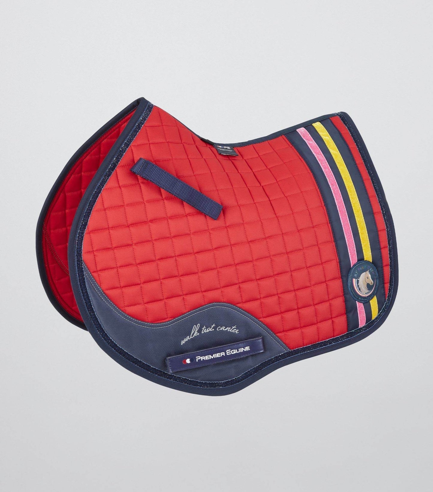 Premier Equine My Pony Jack Cotton GP/Jump Glitter Saddle Pad - N P Equestrian & Pet Supplies Ltd