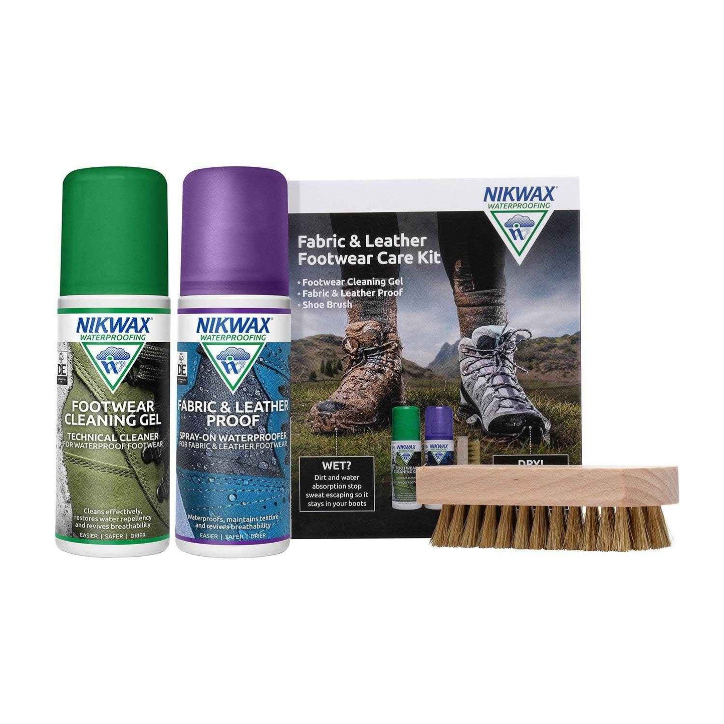 Nikwax Fabric & Leather Footwear Care Kit