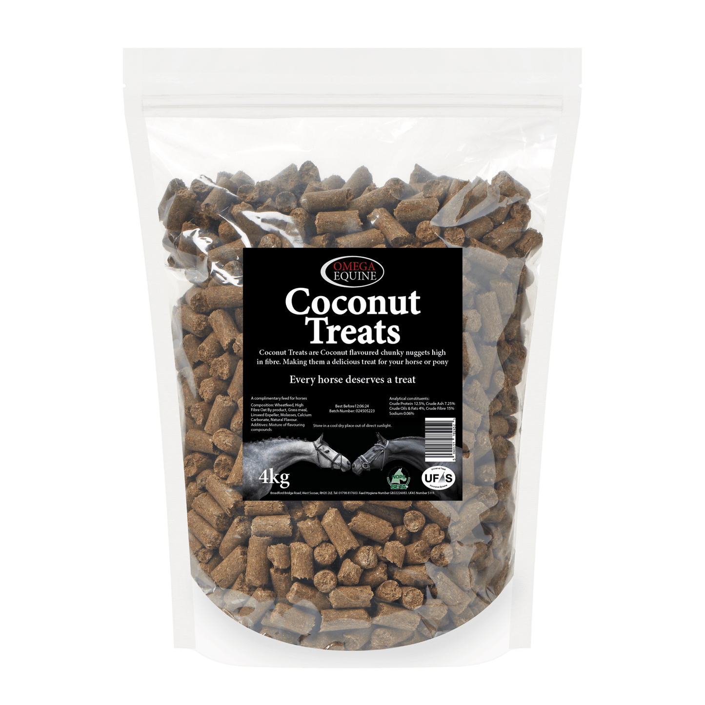 Omega Equine Coconut Treats - N P Equestrian & Pet Supplies Ltd