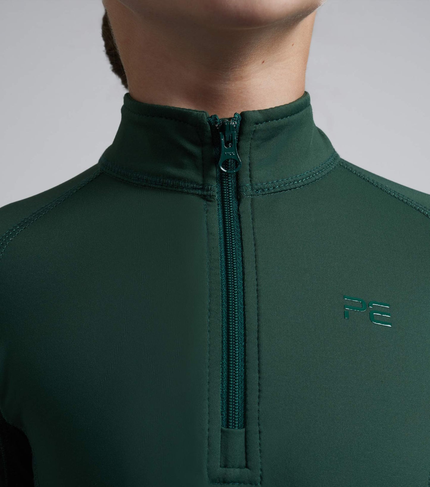Premier Equine Junior Ombretta Technical Riding Top Green