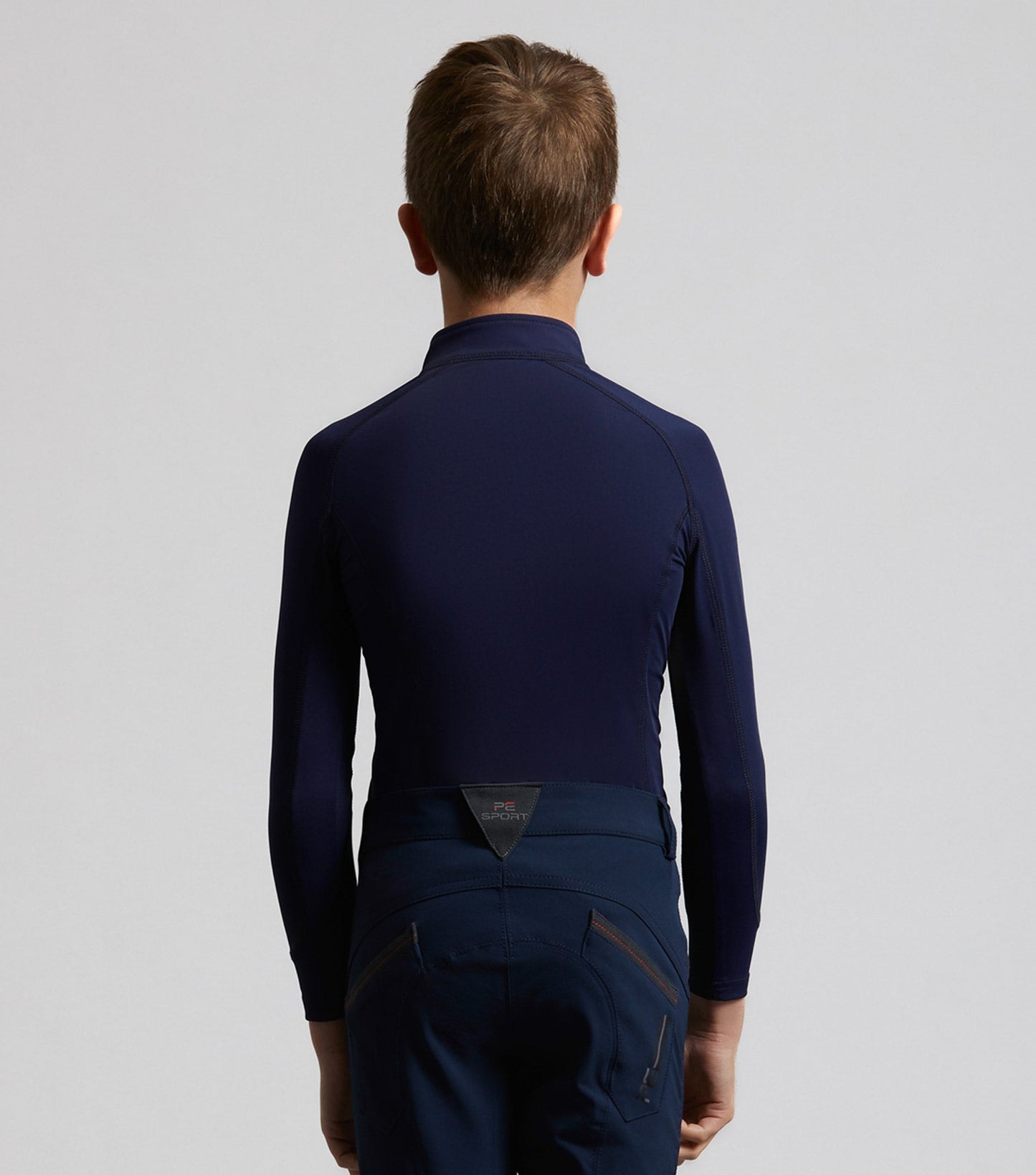 Premier Equine Junior Ombretta Technical Riding Top Navy