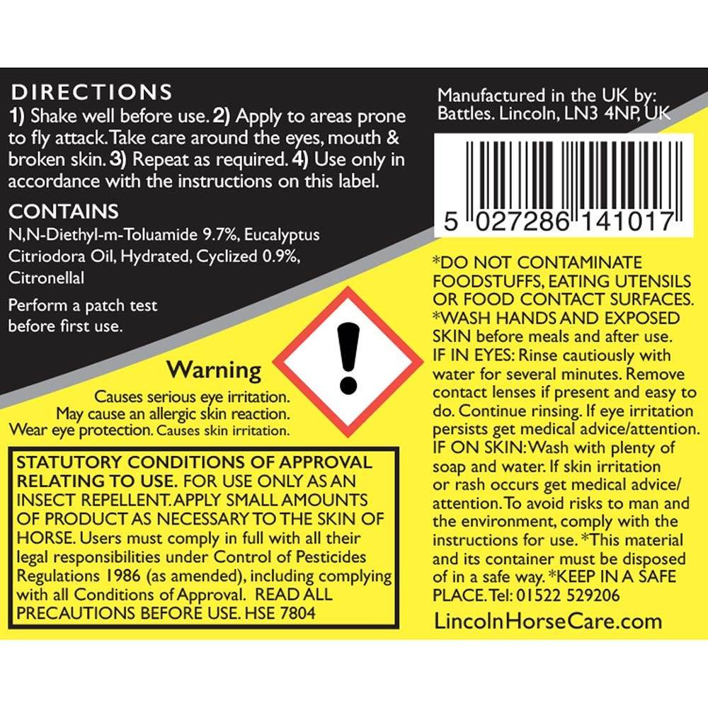 Lincoln Roll-On Fly Repellent - N P Equestrian & Pet Supplies Ltd